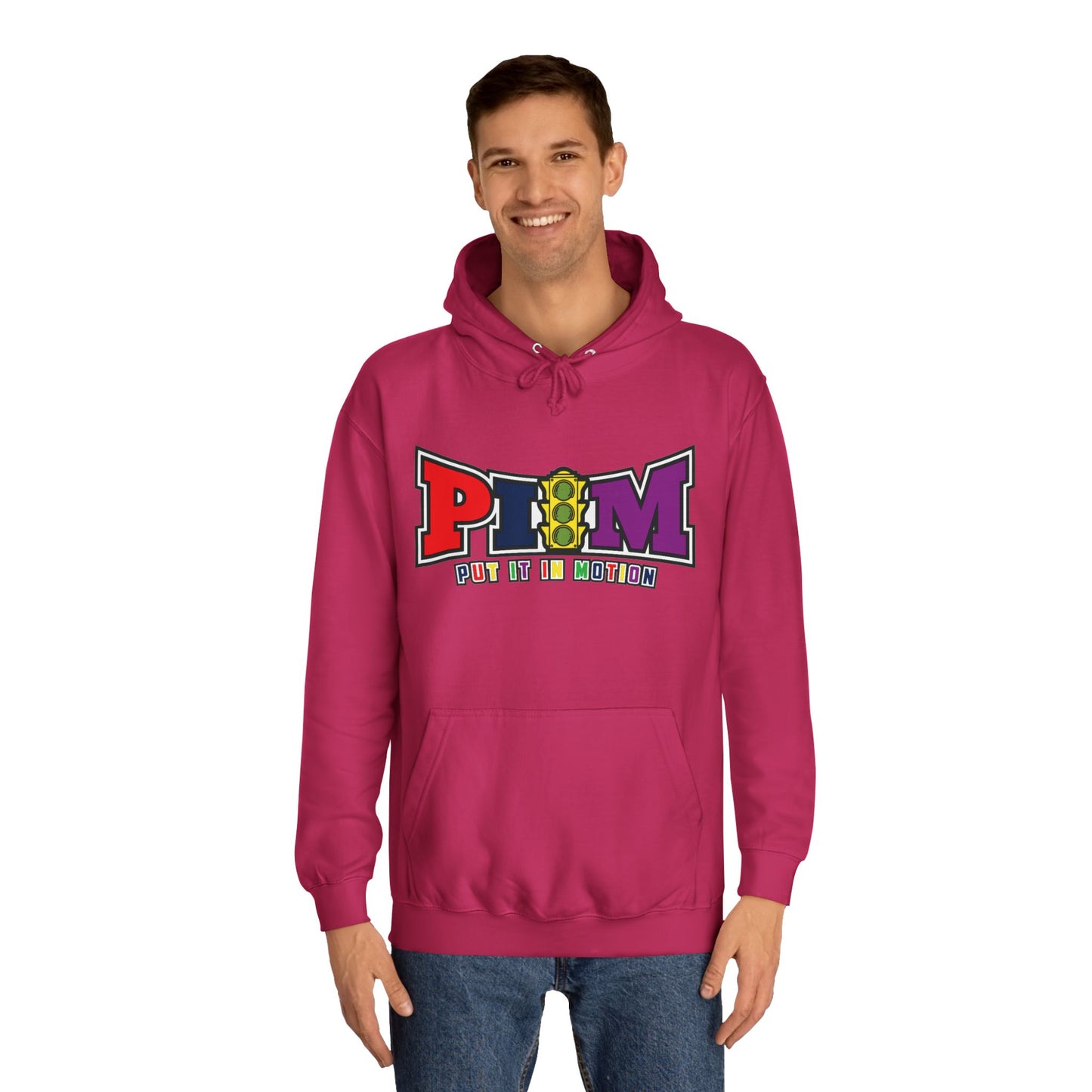 Put It In Motion Hoodie (rainbow logo)
