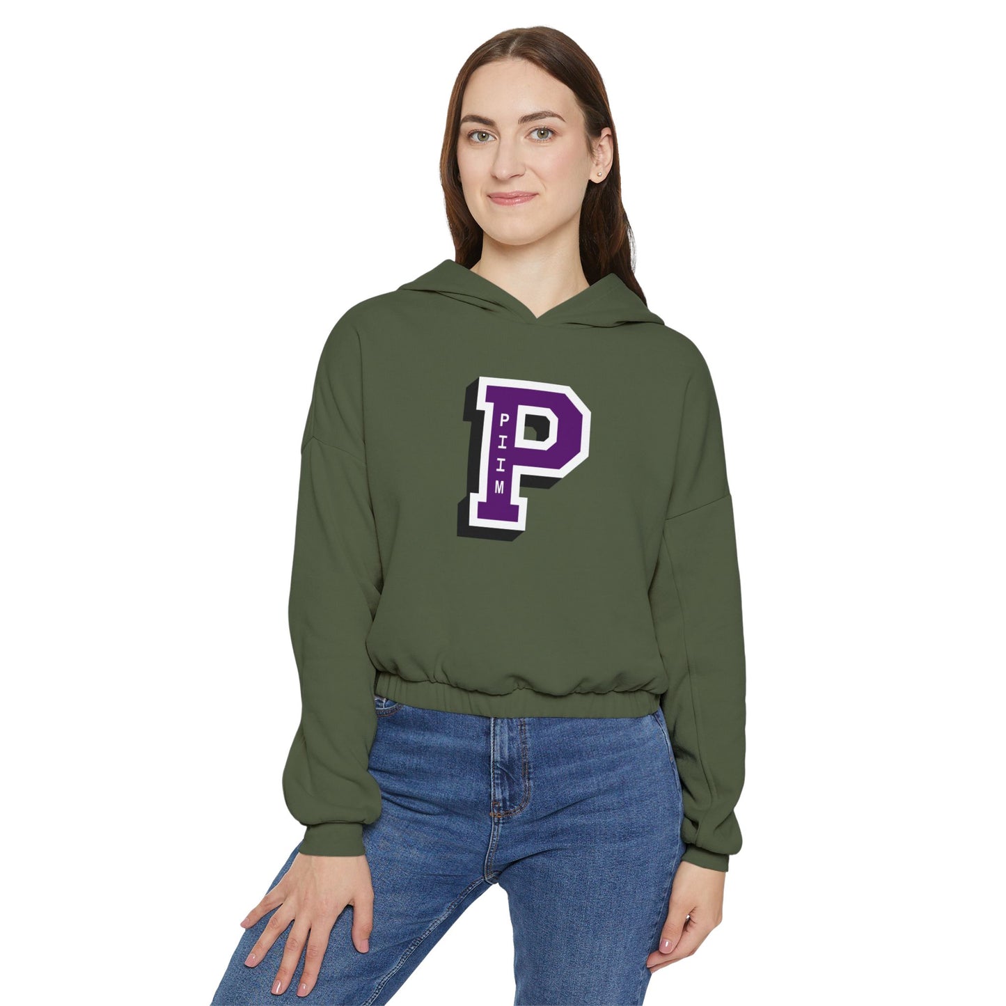 PIIM Women's Cinched Bottom Hoodie