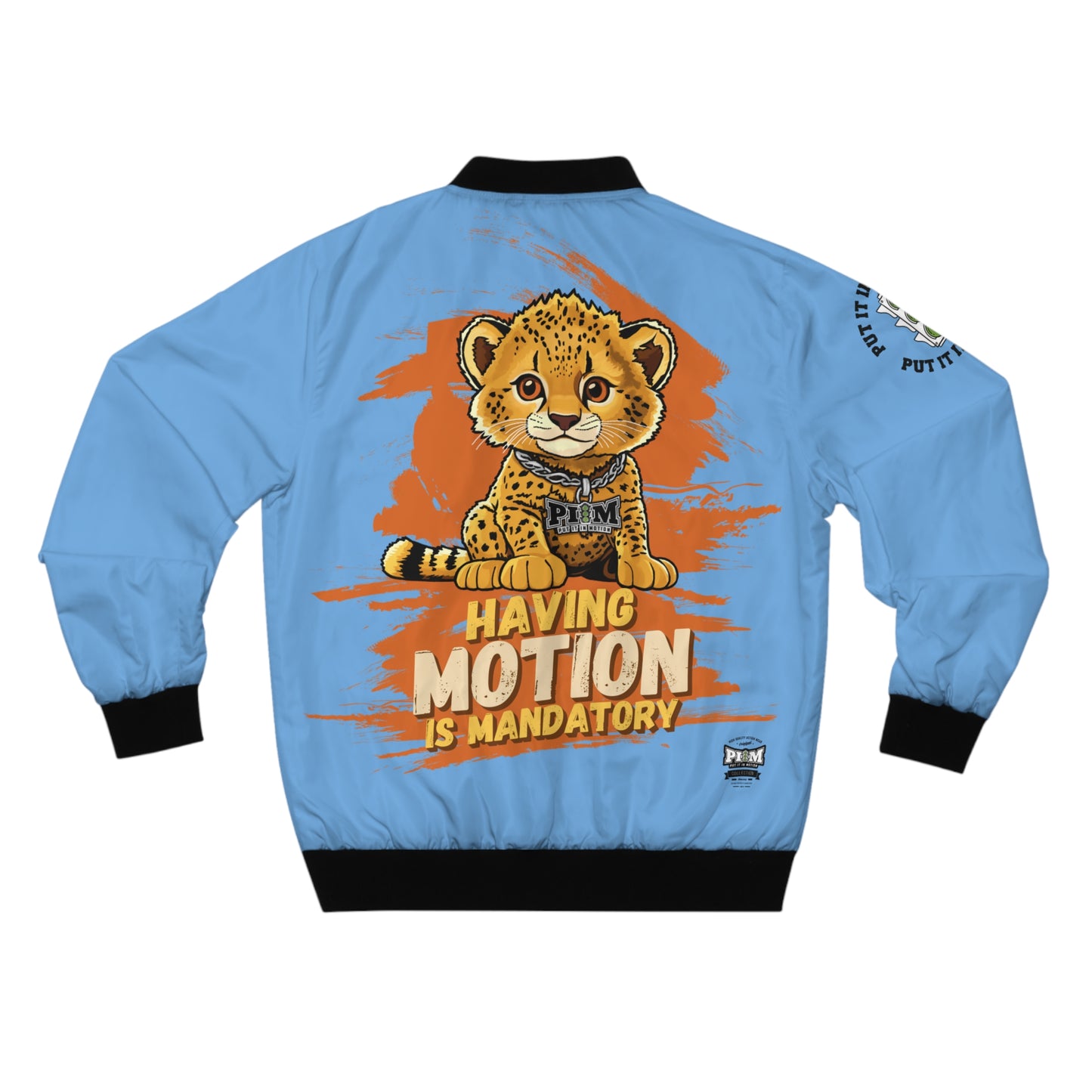 Baby Cheetah Men's Bomber Jacket (AOP)