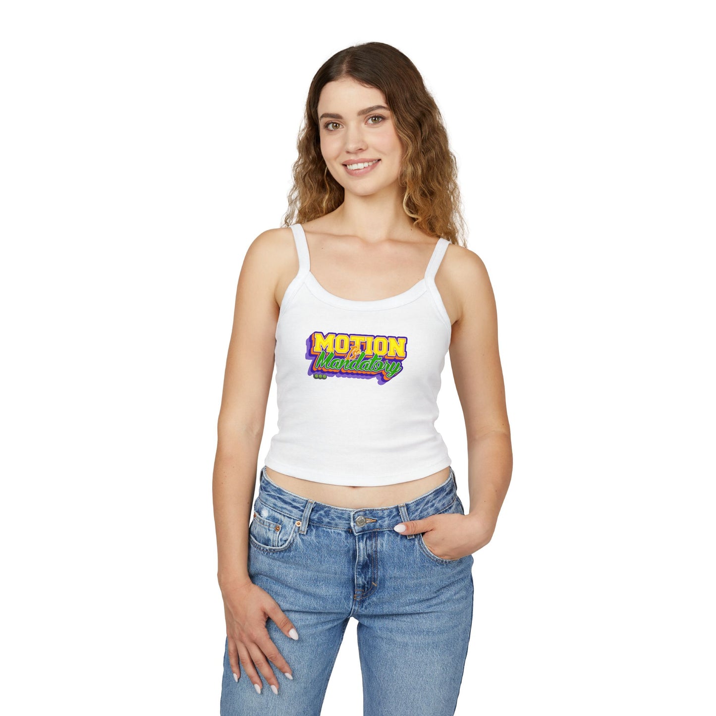 Motion Is Mandatory Women's Spaghetti Strap Tank Top