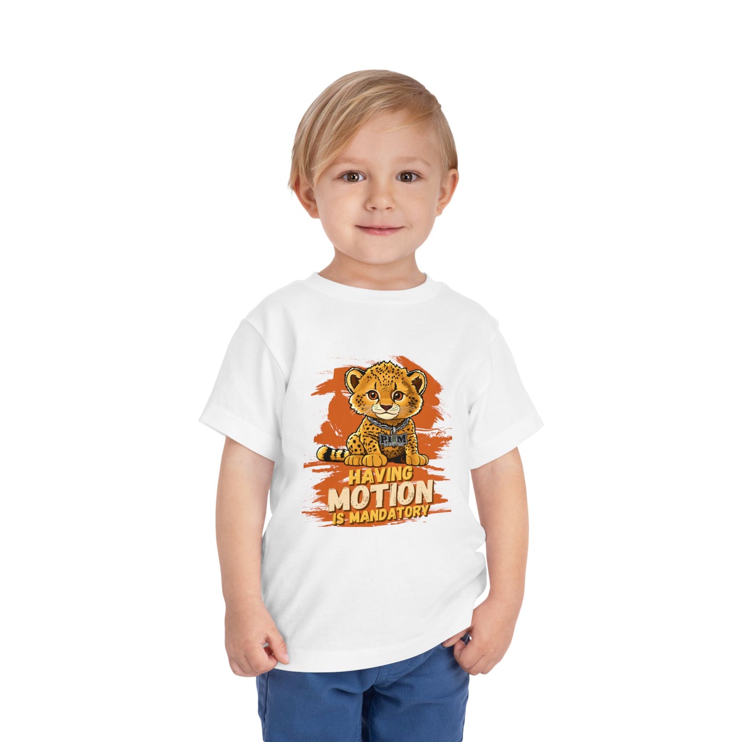 Baby Cheetah Toddler Short Sleeve Tee