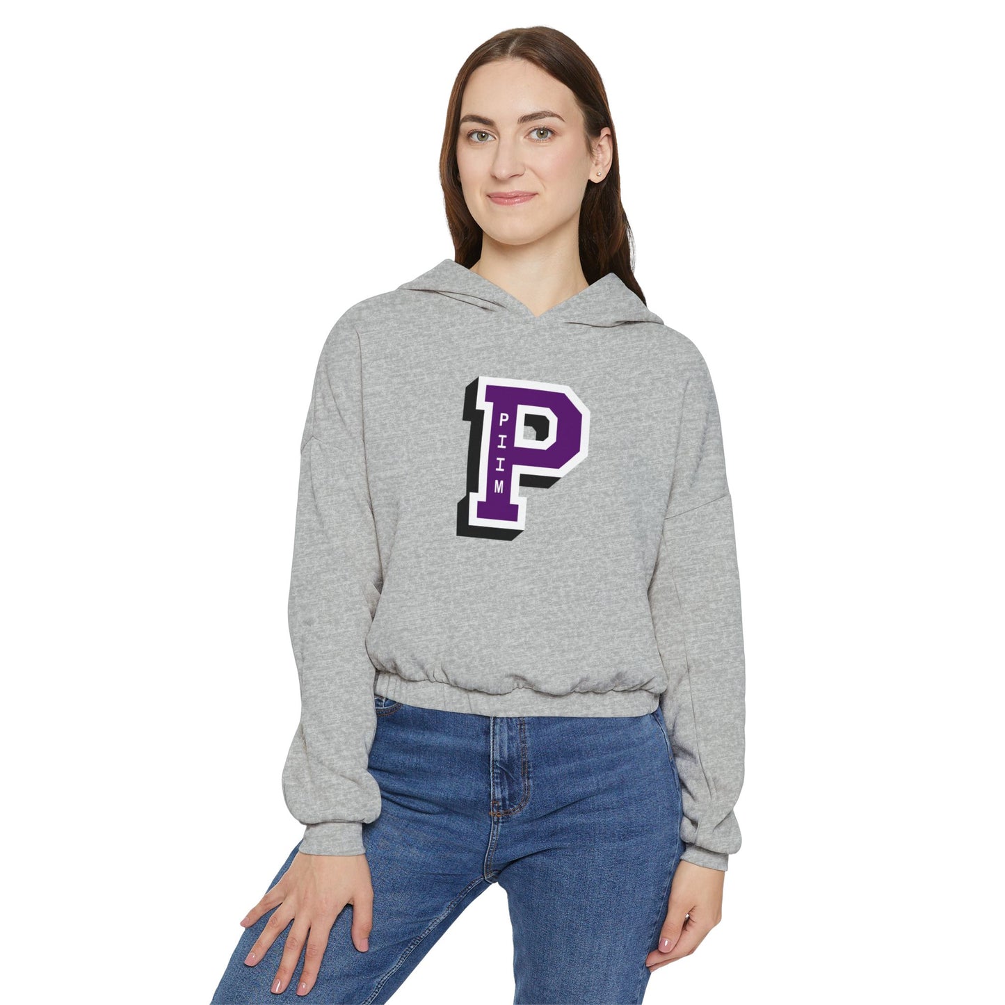 PIIM Women's Cinched Bottom Hoodie