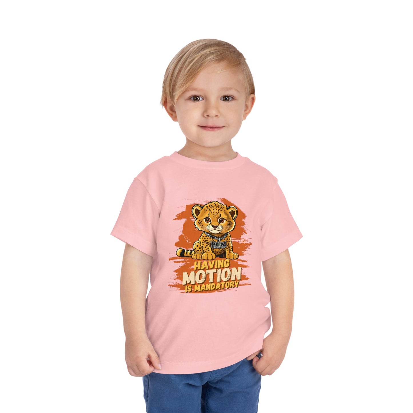 Baby Cheetah Toddler Short Sleeve Tee