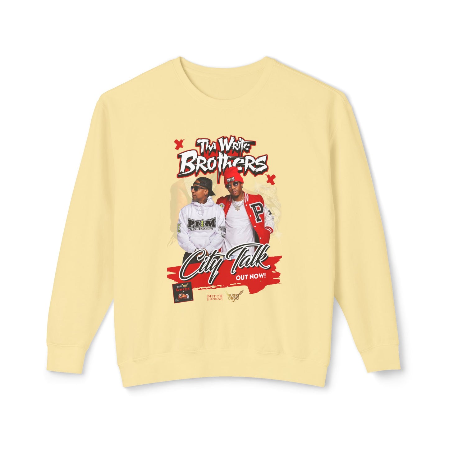 Tha Write Brothers Unisex Lightweight Crewneck Sweatshirt