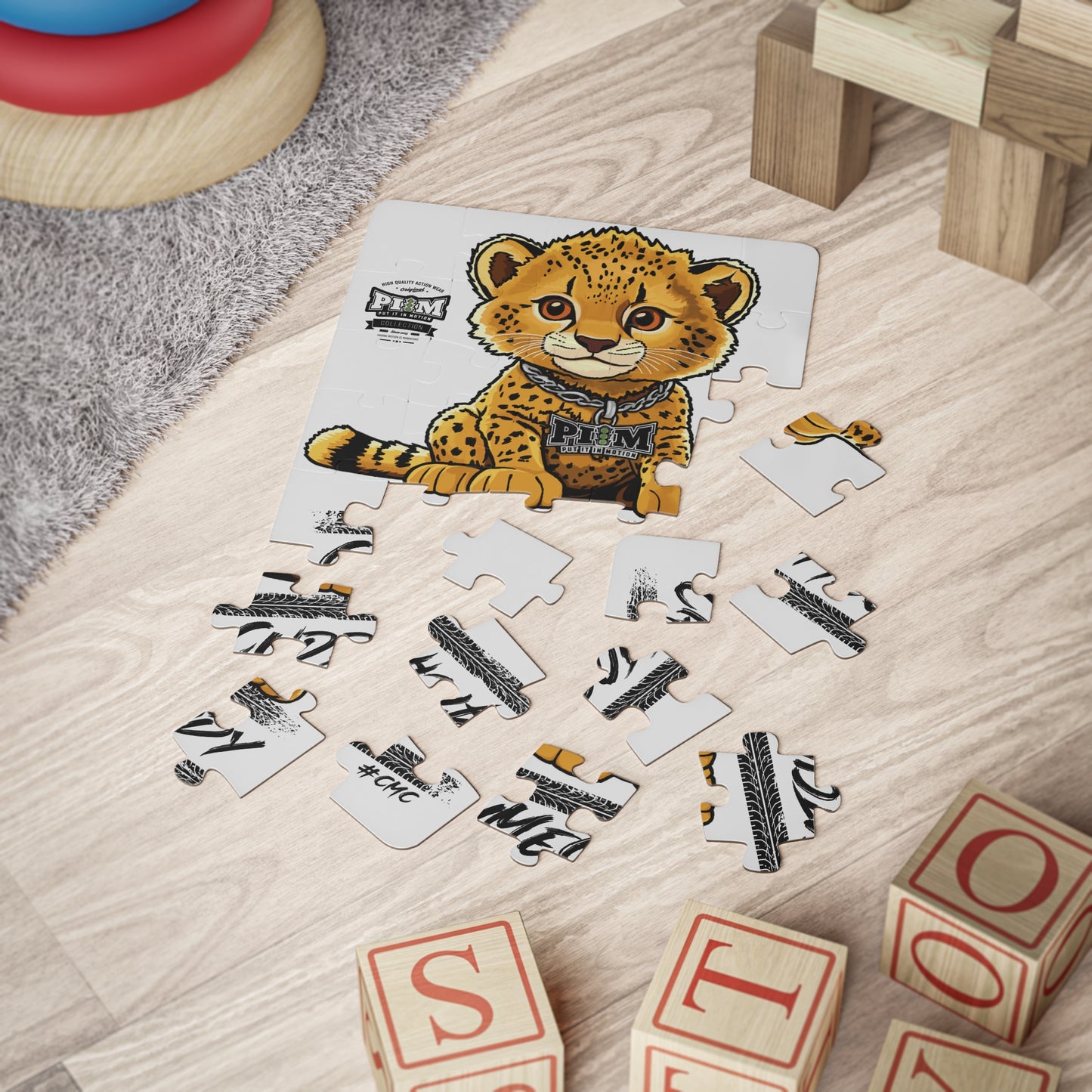 Baby Cheetah Kids' Puzzle, 30-Piece