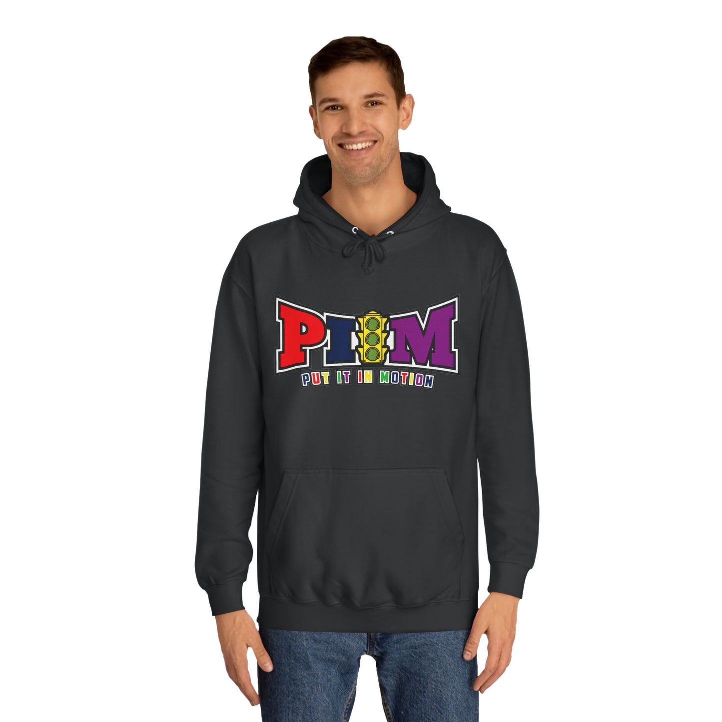 Put It In Motion Hoodie (rainbow logo)