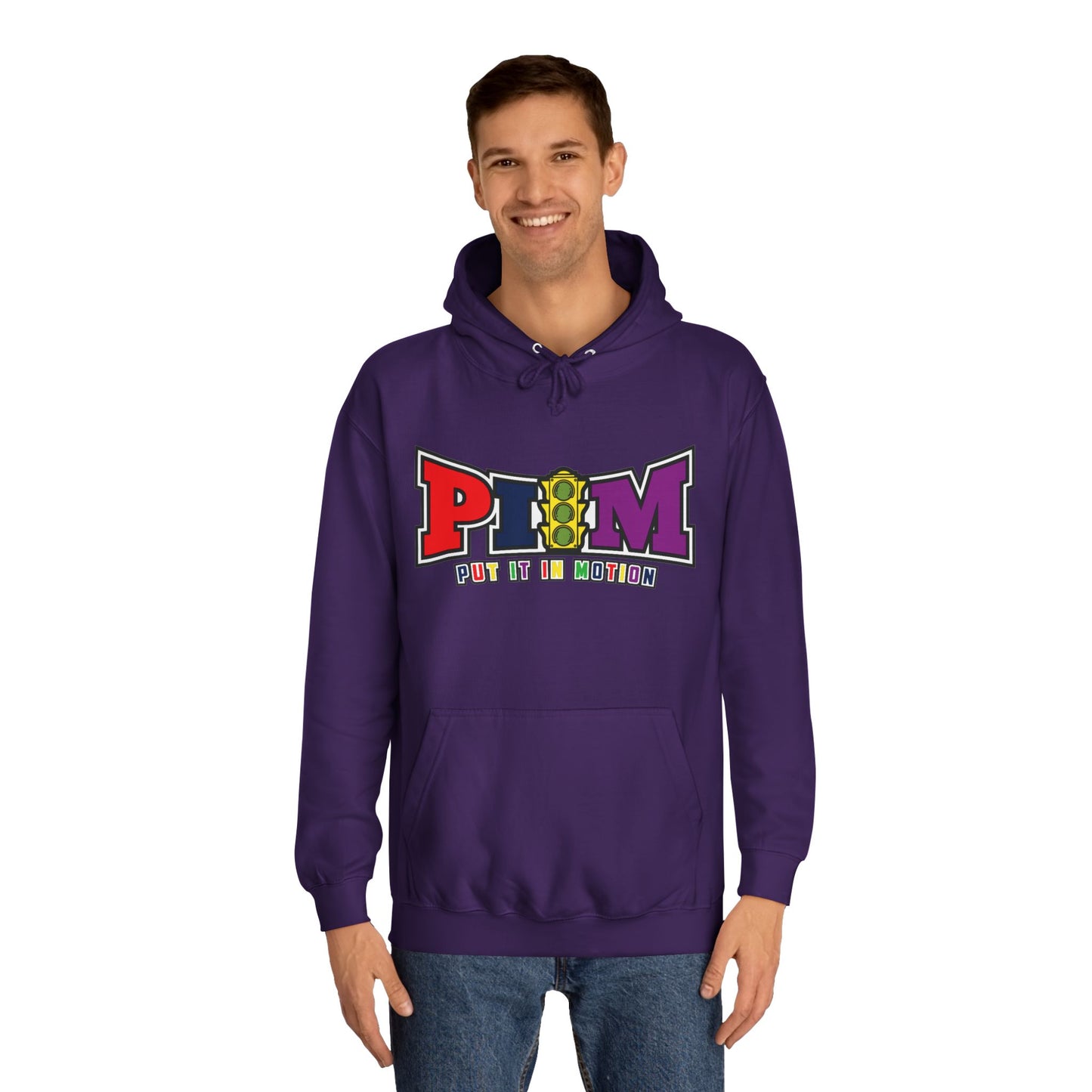 Put It In Motion Hoodie (rainbow logo)