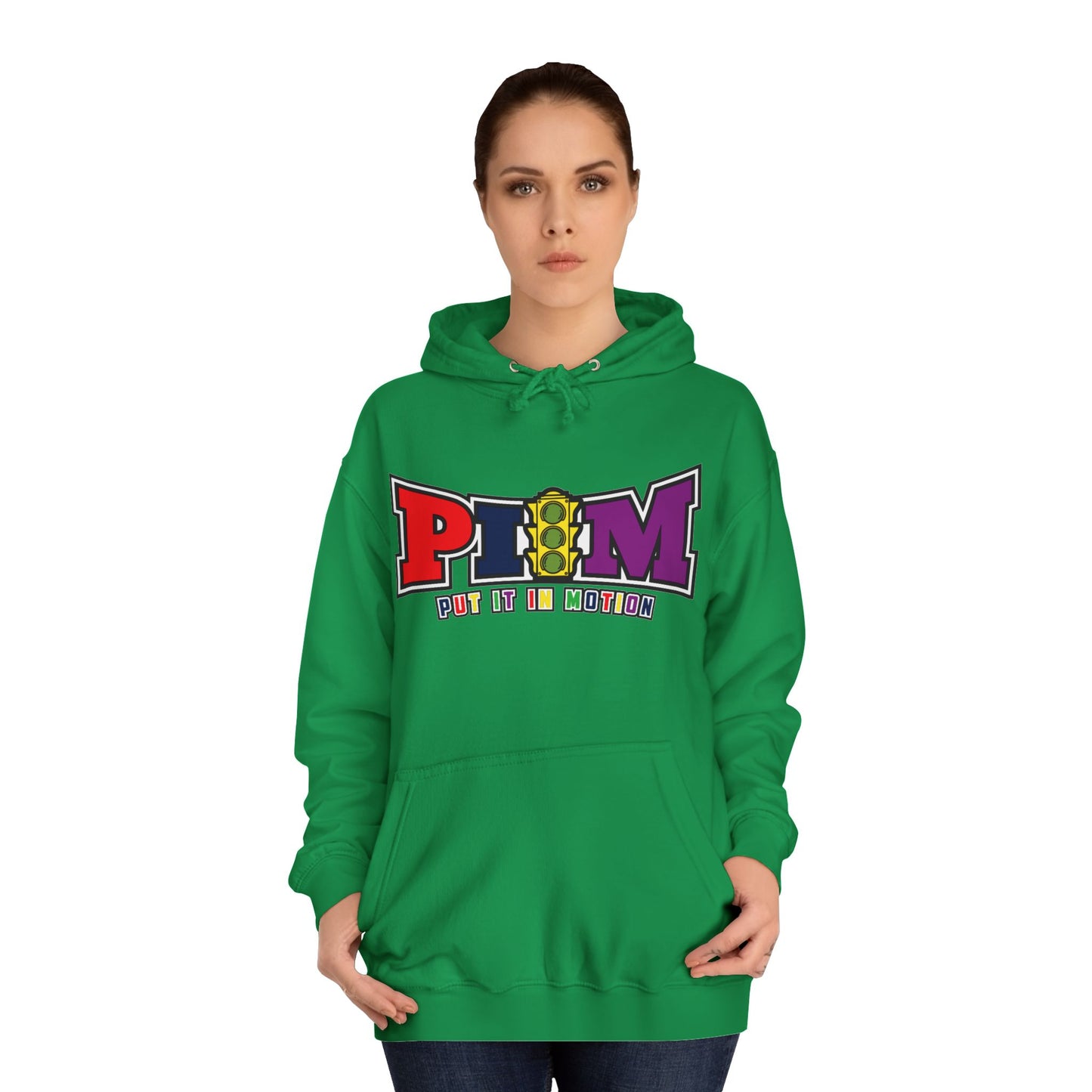 Put It In Motion Hoodie (rainbow logo)