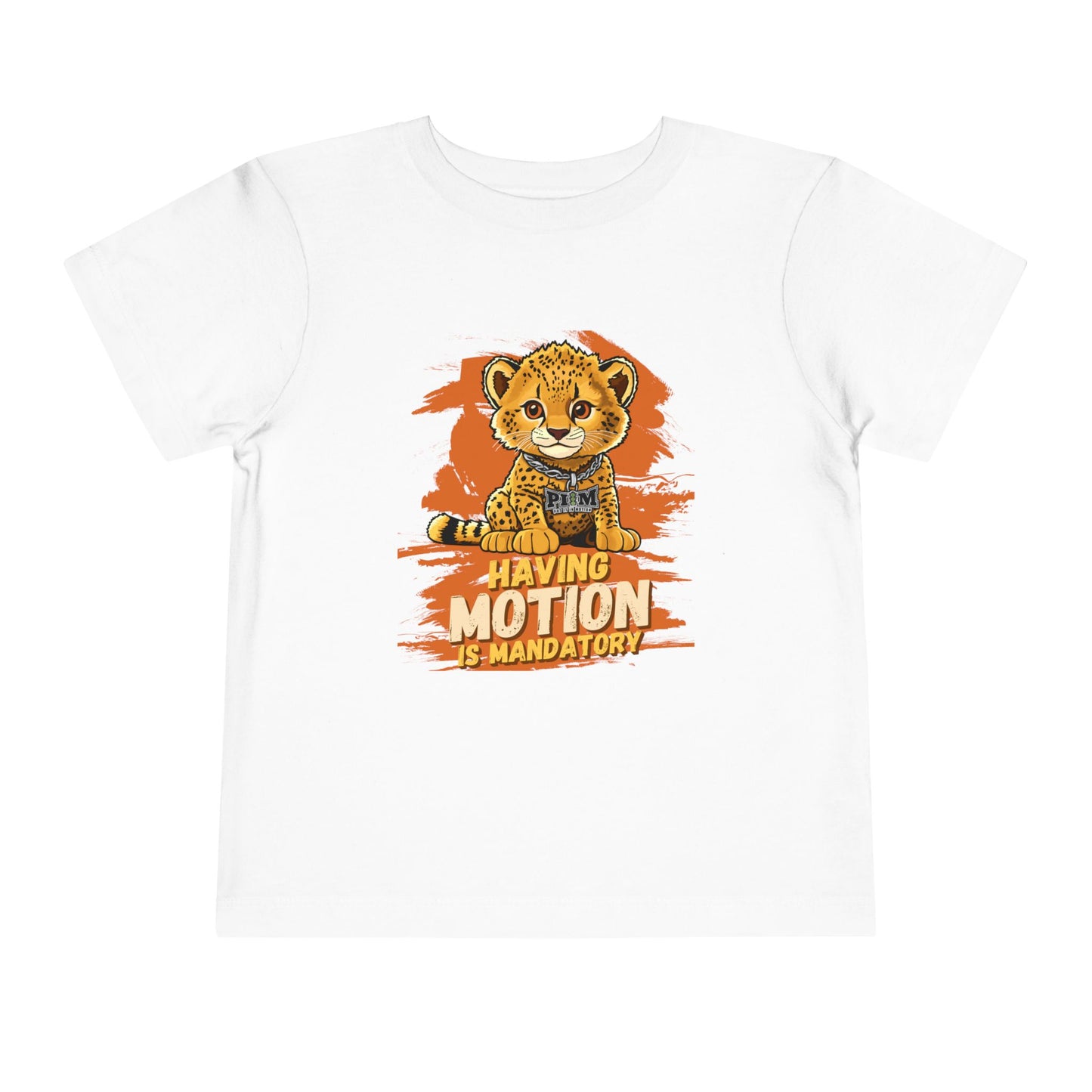 Baby Cheetah Toddler Short Sleeve Tee