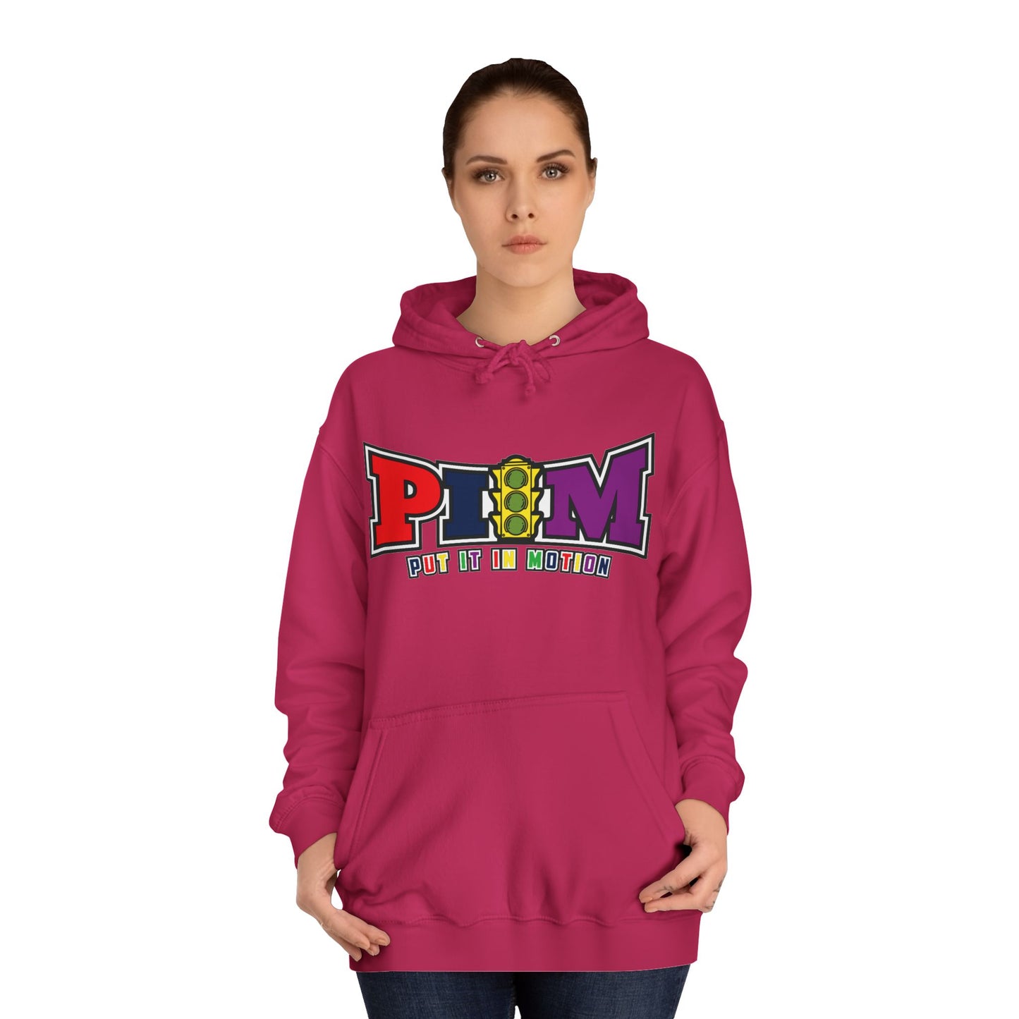 Put It In Motion Hoodie (rainbow logo)