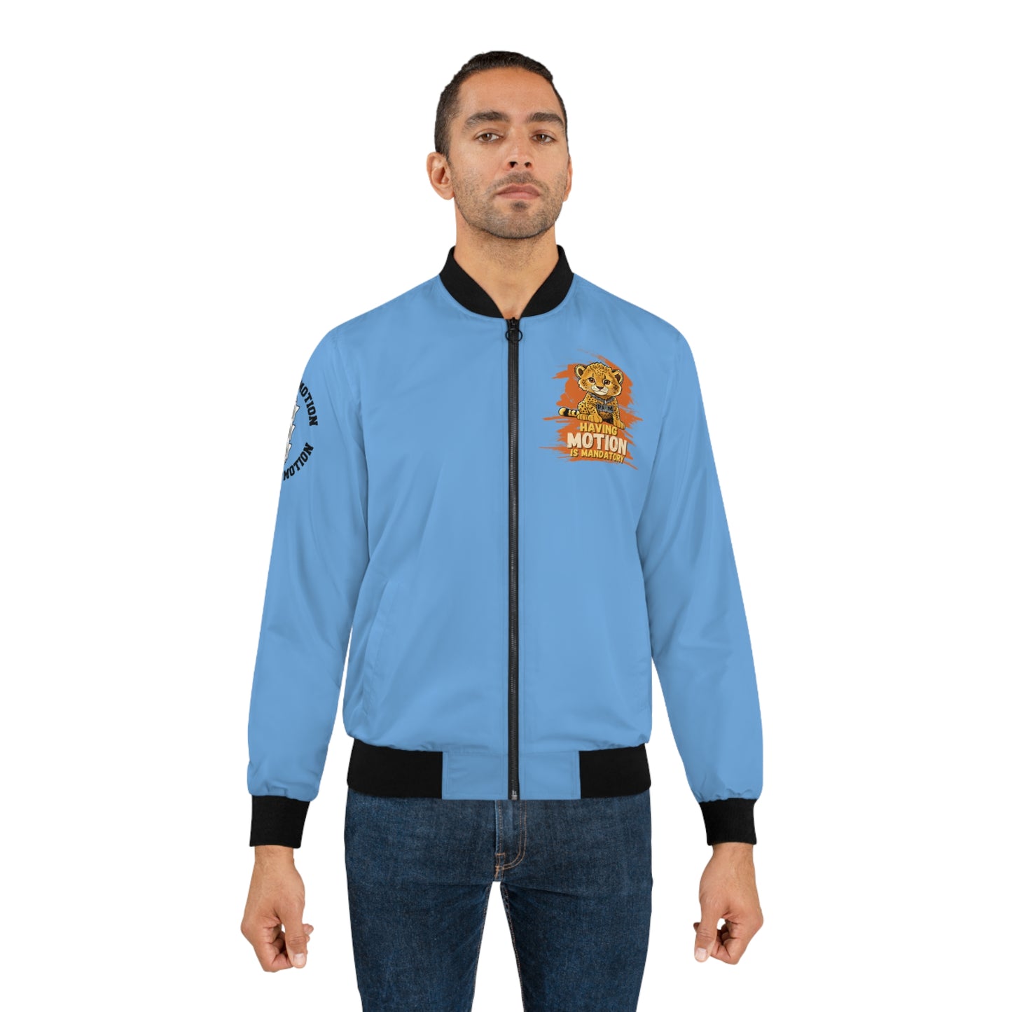 Baby Cheetah Men's Bomber Jacket (AOP)