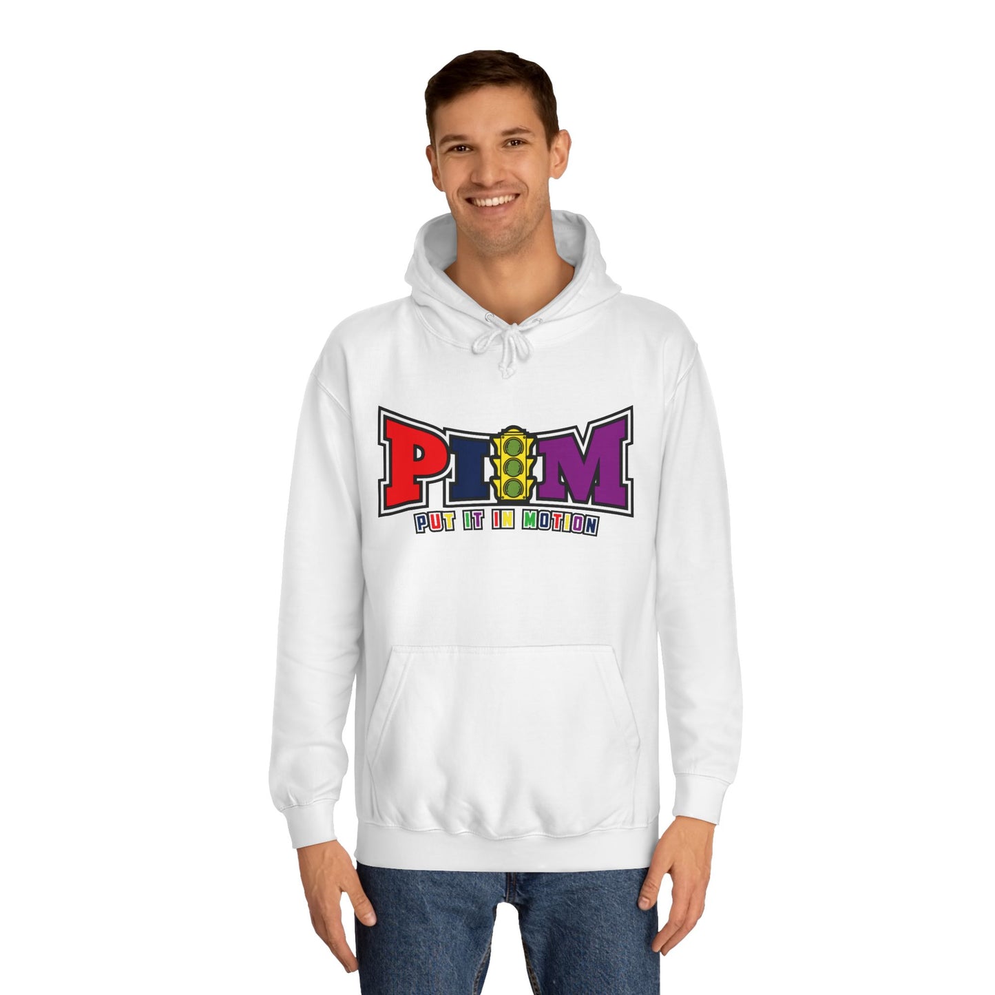 Put It In Motion Hoodie (rainbow logo)