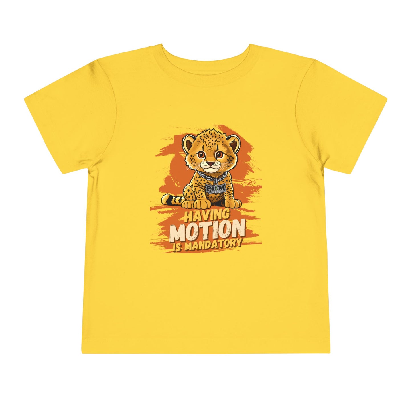 Baby Cheetah Toddler Short Sleeve Tee