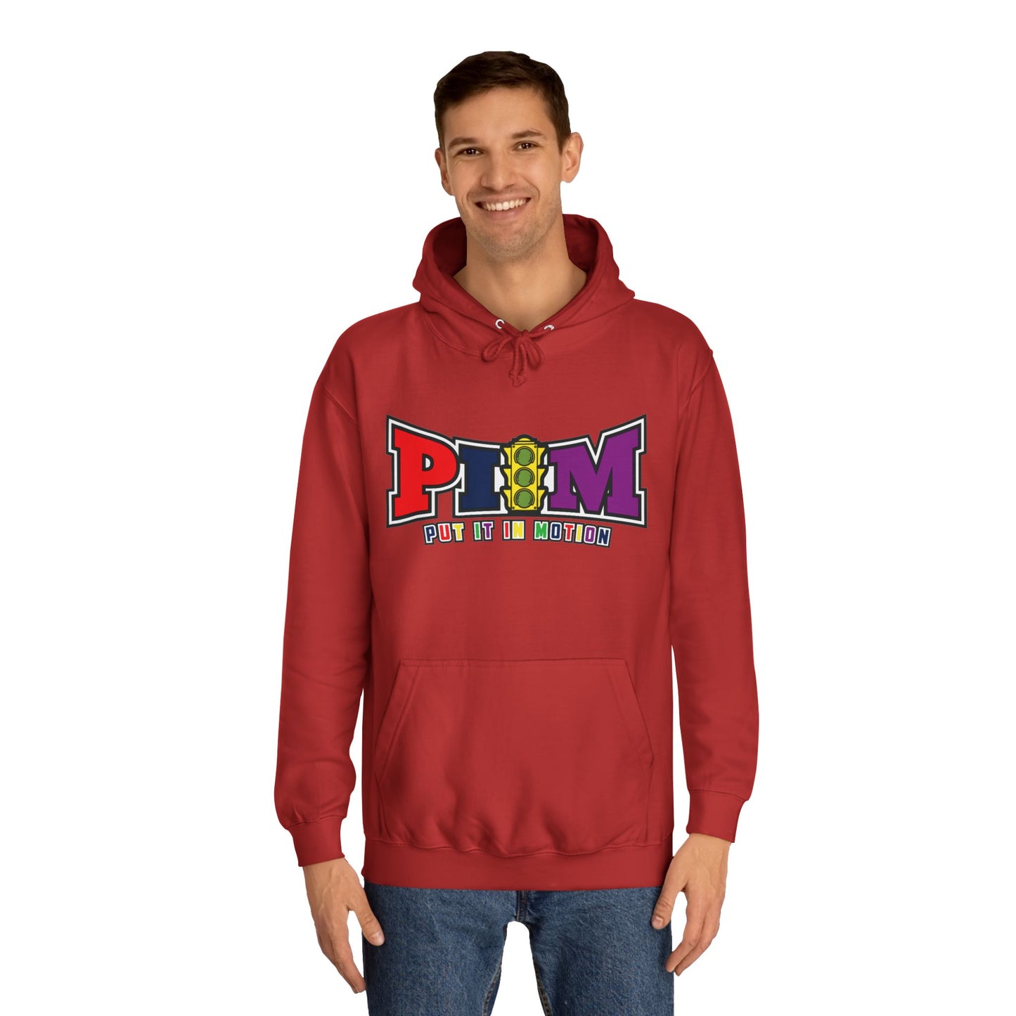 Put It In Motion Hoodie (rainbow logo)