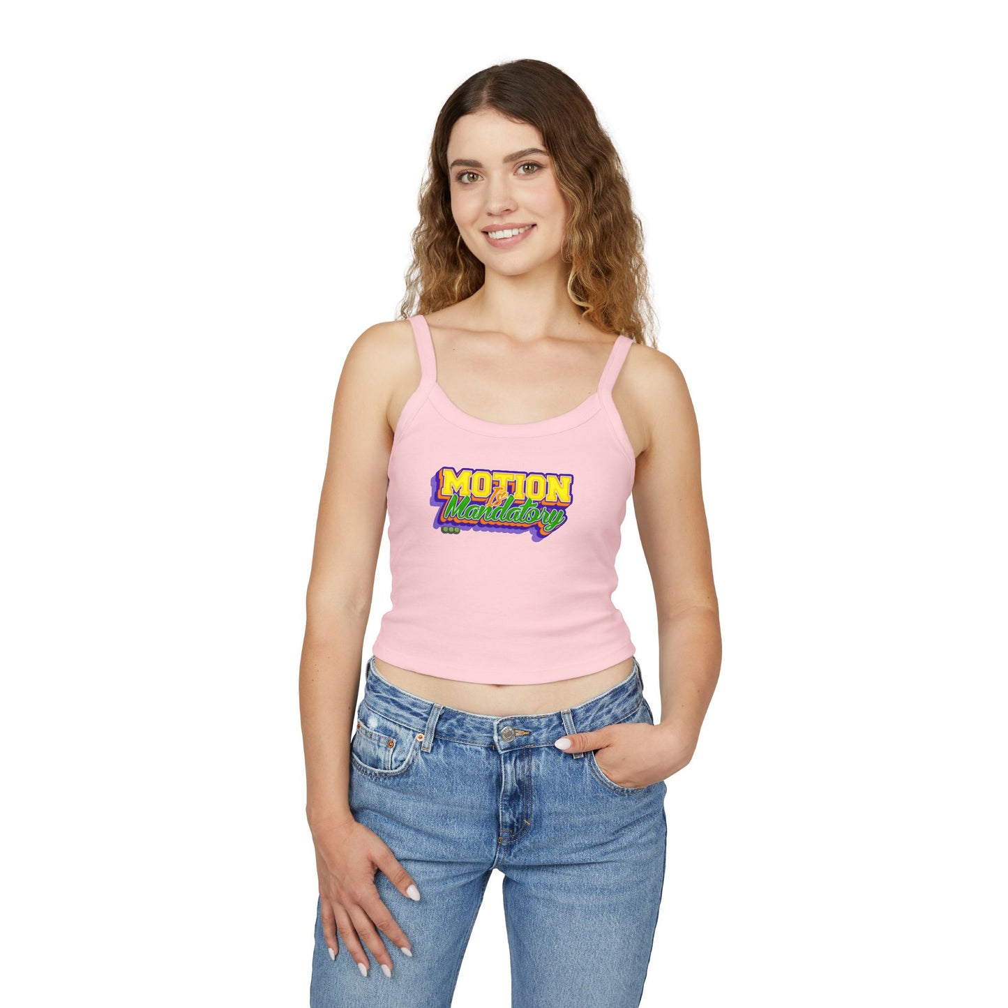 Motion Is Mandatory Women's Spaghetti Strap Tank Top