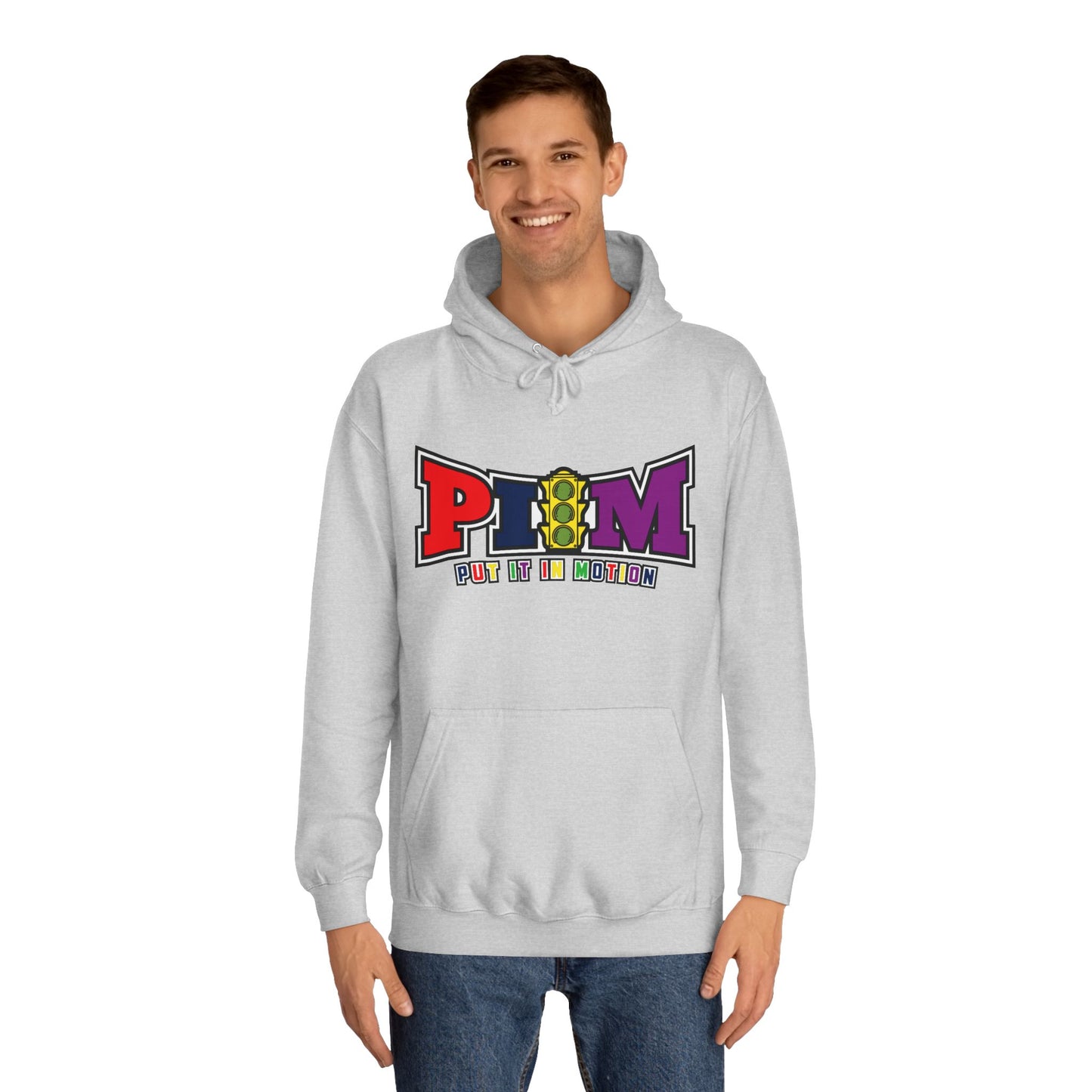 Put It In Motion Hoodie (rainbow logo)