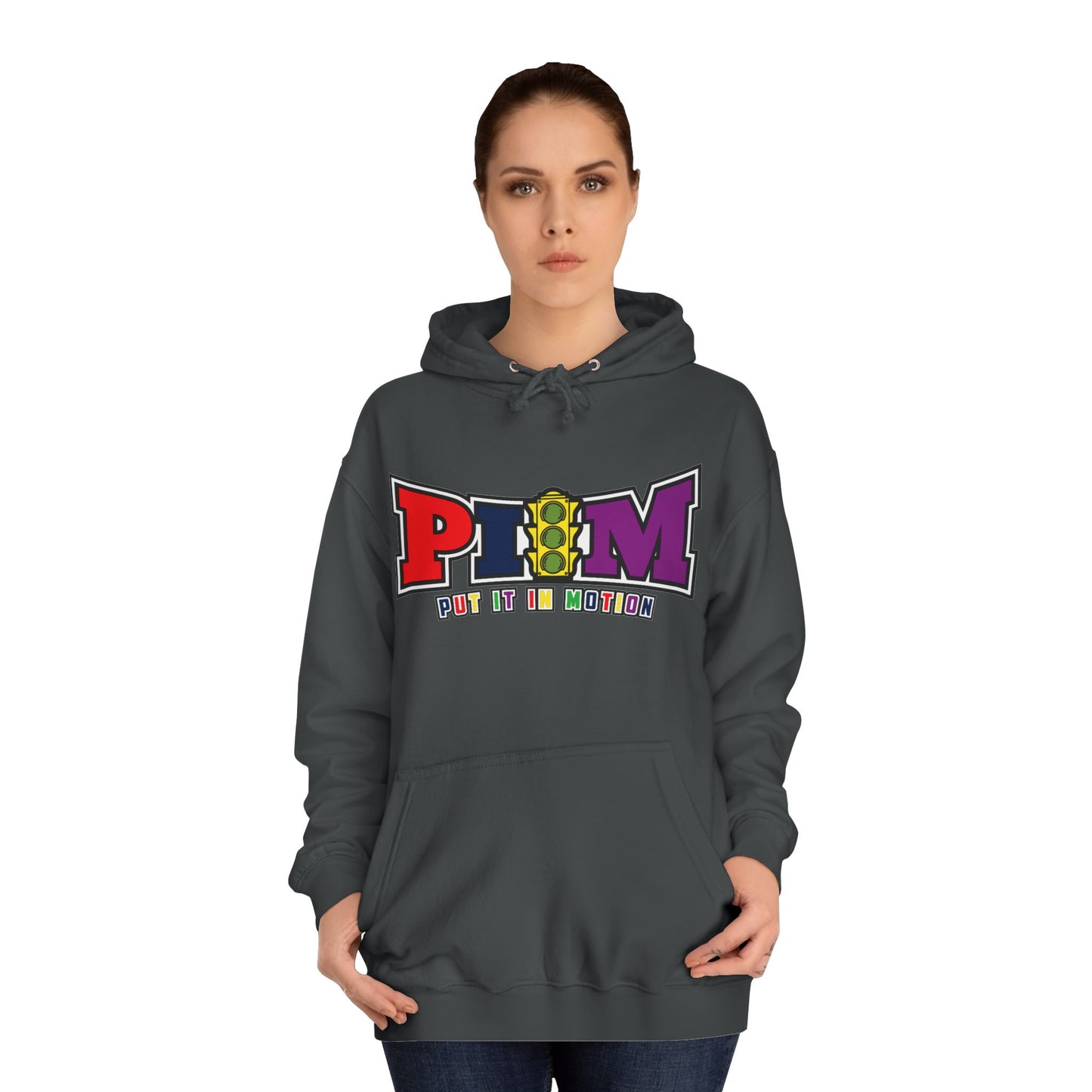 Put It In Motion Hoodie (rainbow logo)