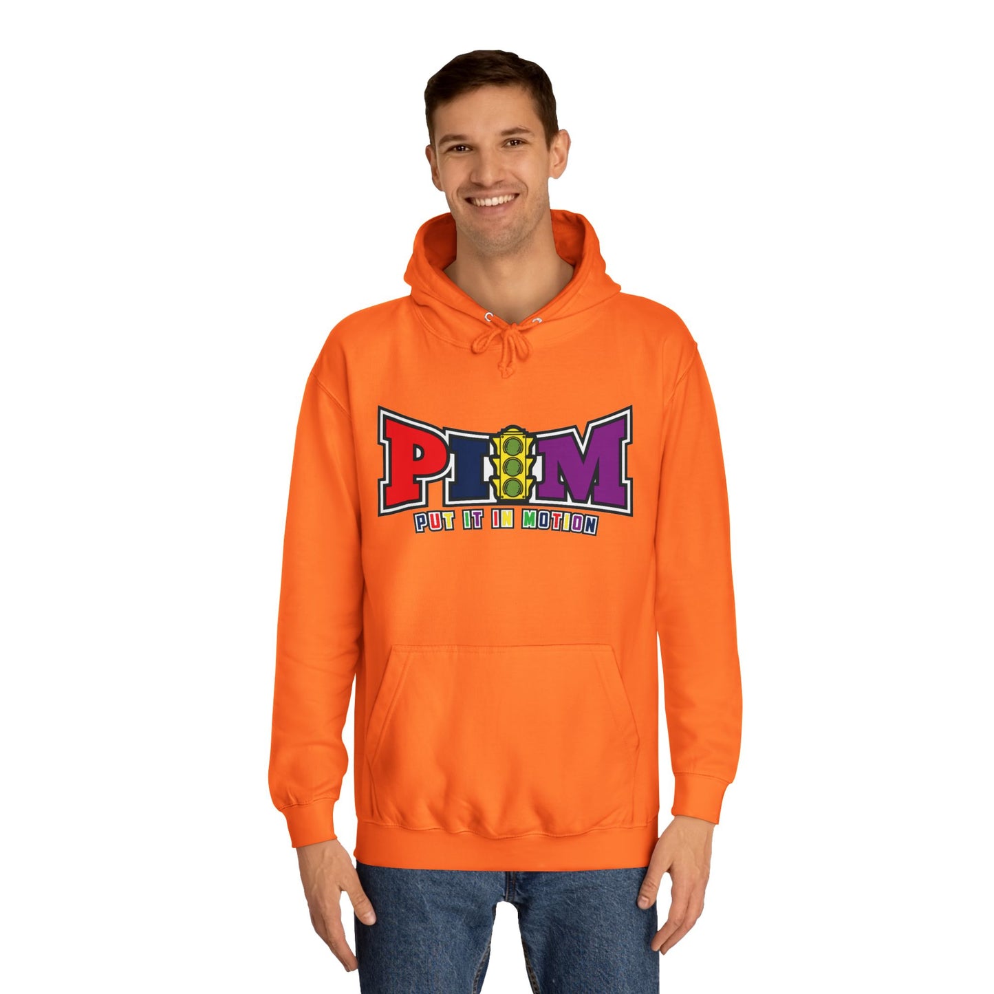 Put It In Motion Hoodie (rainbow logo)