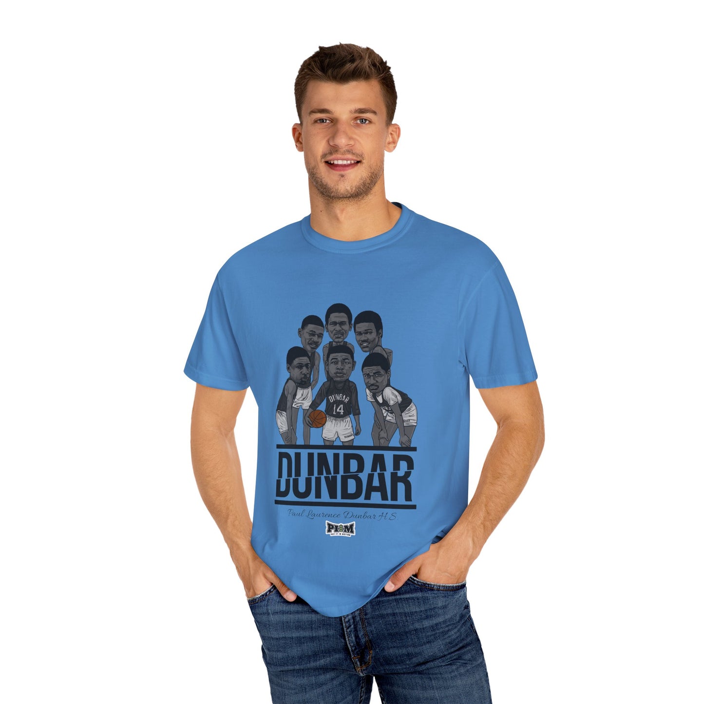 Dunbar BBall Team Unisex Garment-Dyed T-shirt