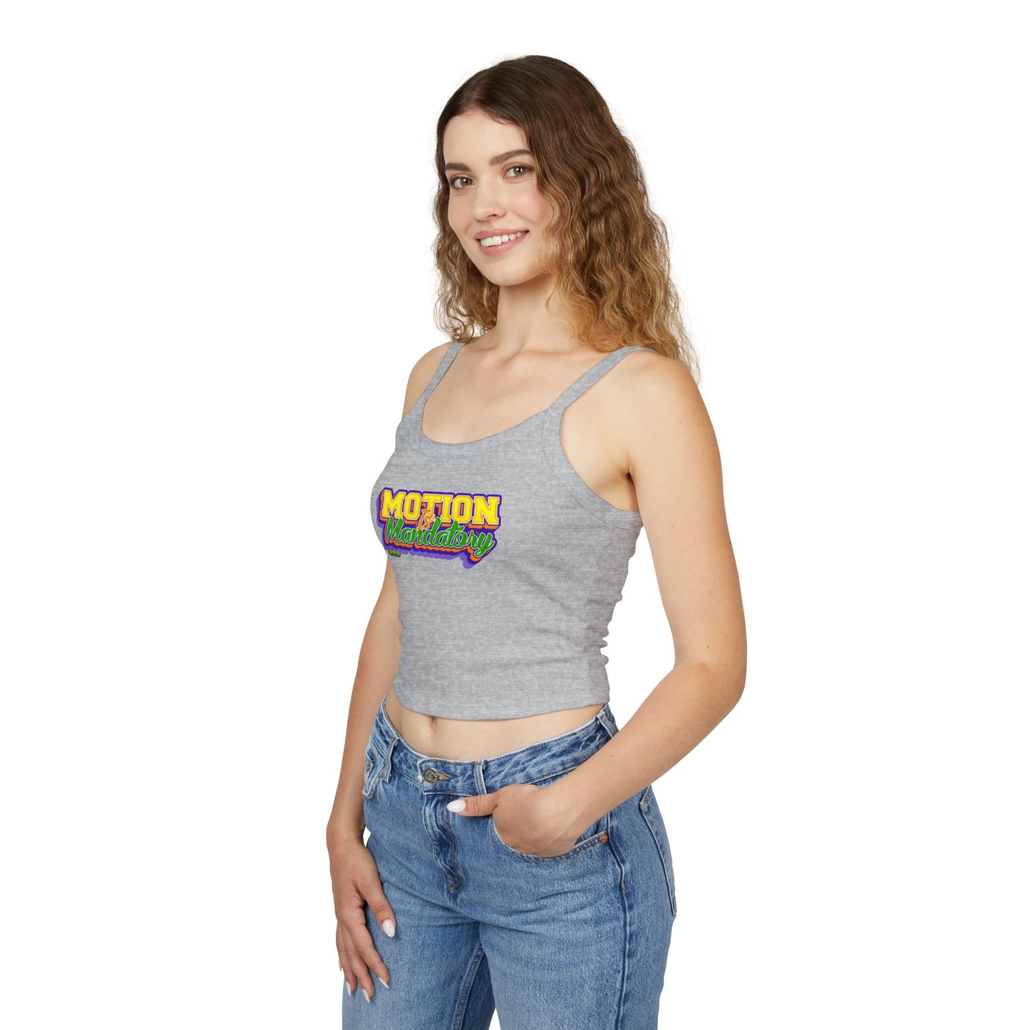 Motion Is Mandatory Women's Spaghetti Strap Tank Top
