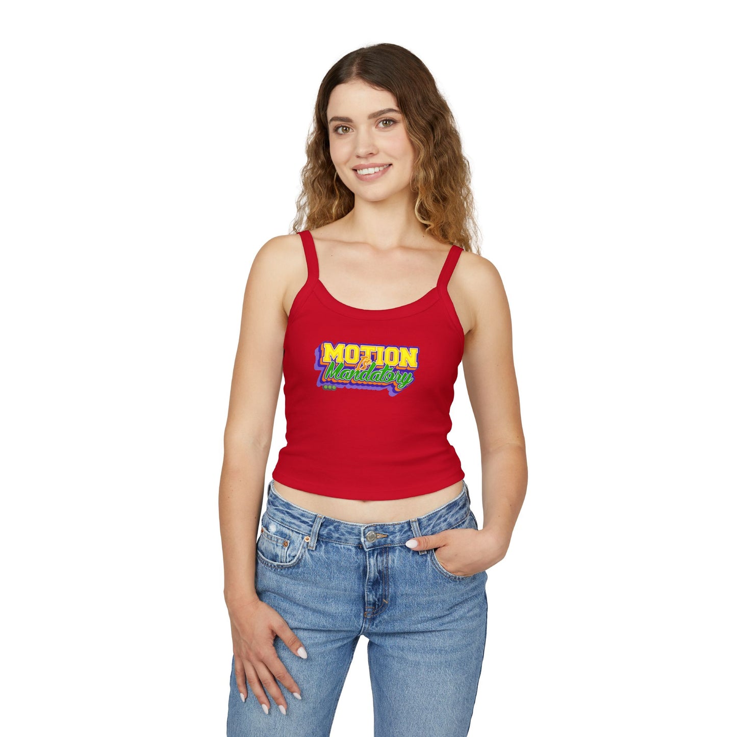 Motion Is Mandatory Women's Spaghetti Strap Tank Top
