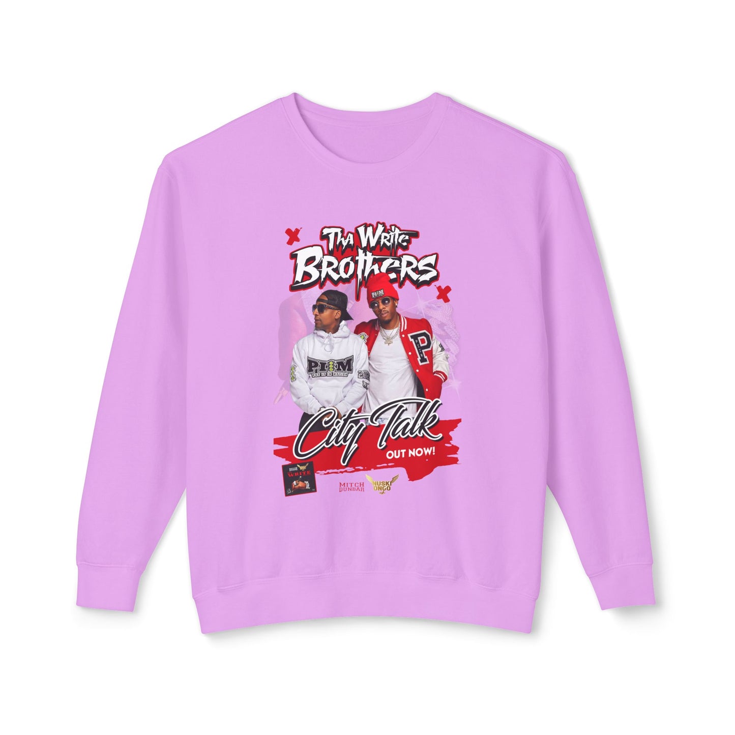 Tha Write Brothers Unisex Lightweight Crewneck Sweatshirt