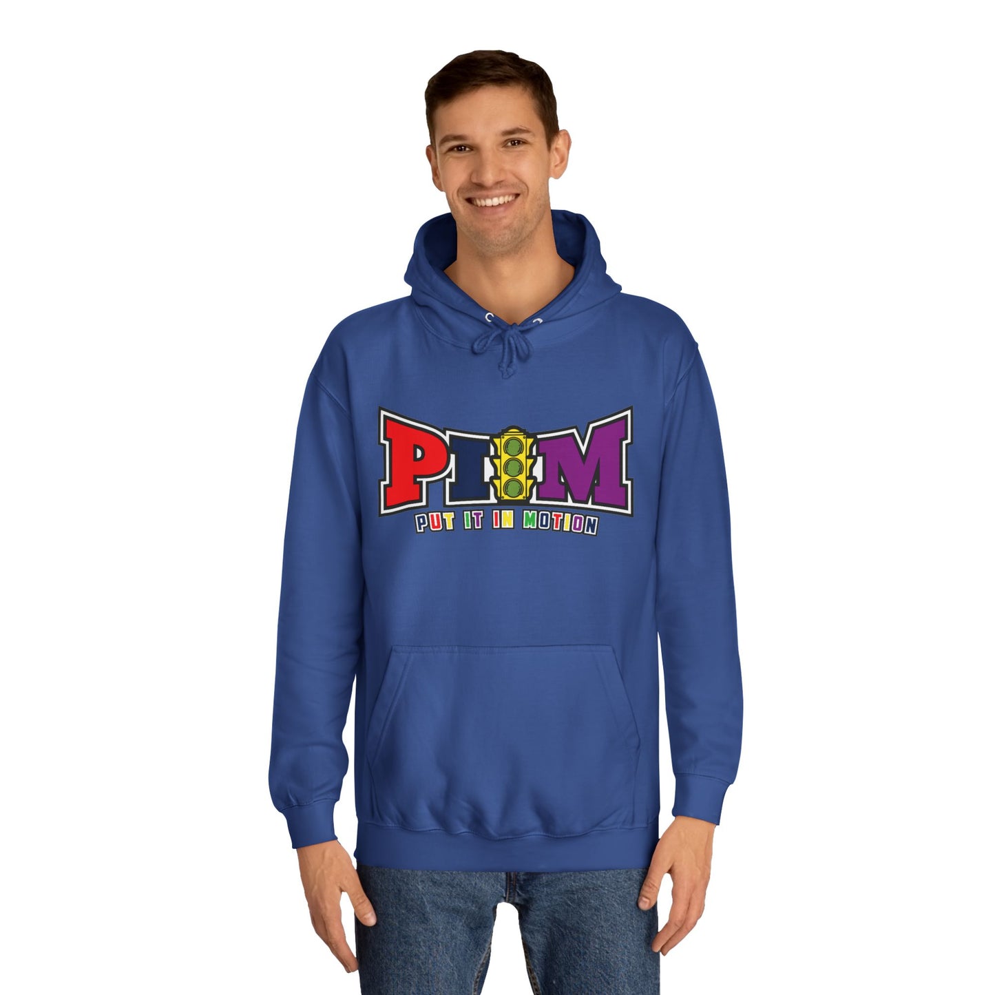 Put It In Motion Hoodie (rainbow logo)