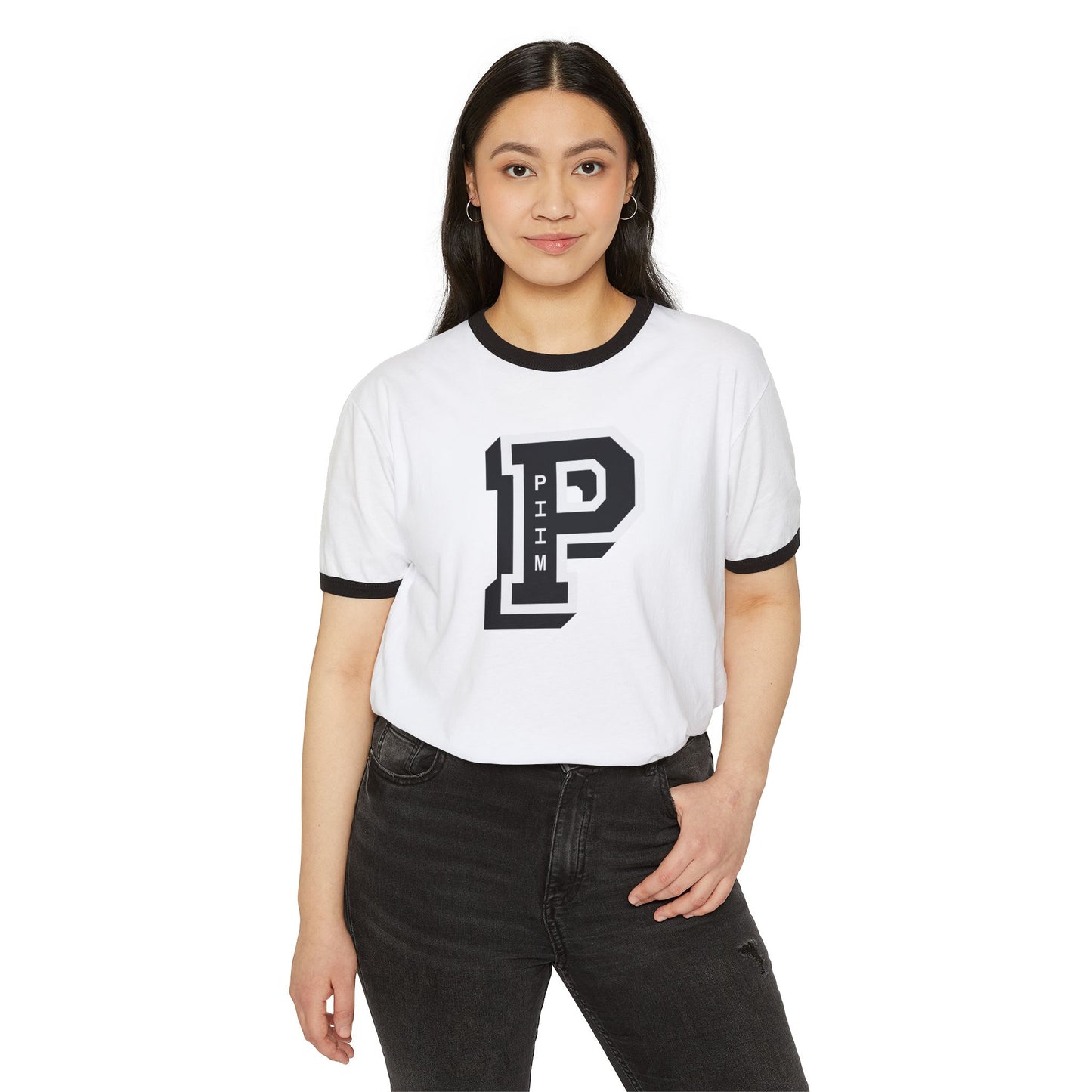 PIIM Unisex Cotton Ringer T-Shirt