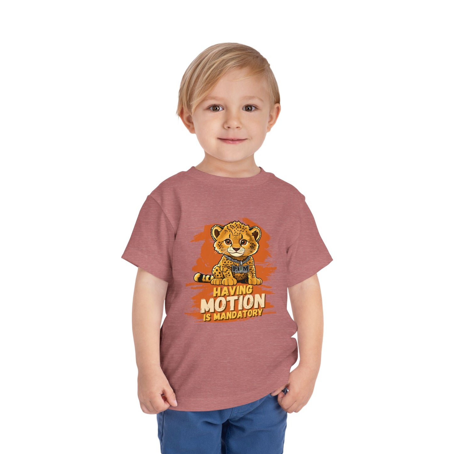 Baby Cheetah Toddler Short Sleeve Tee