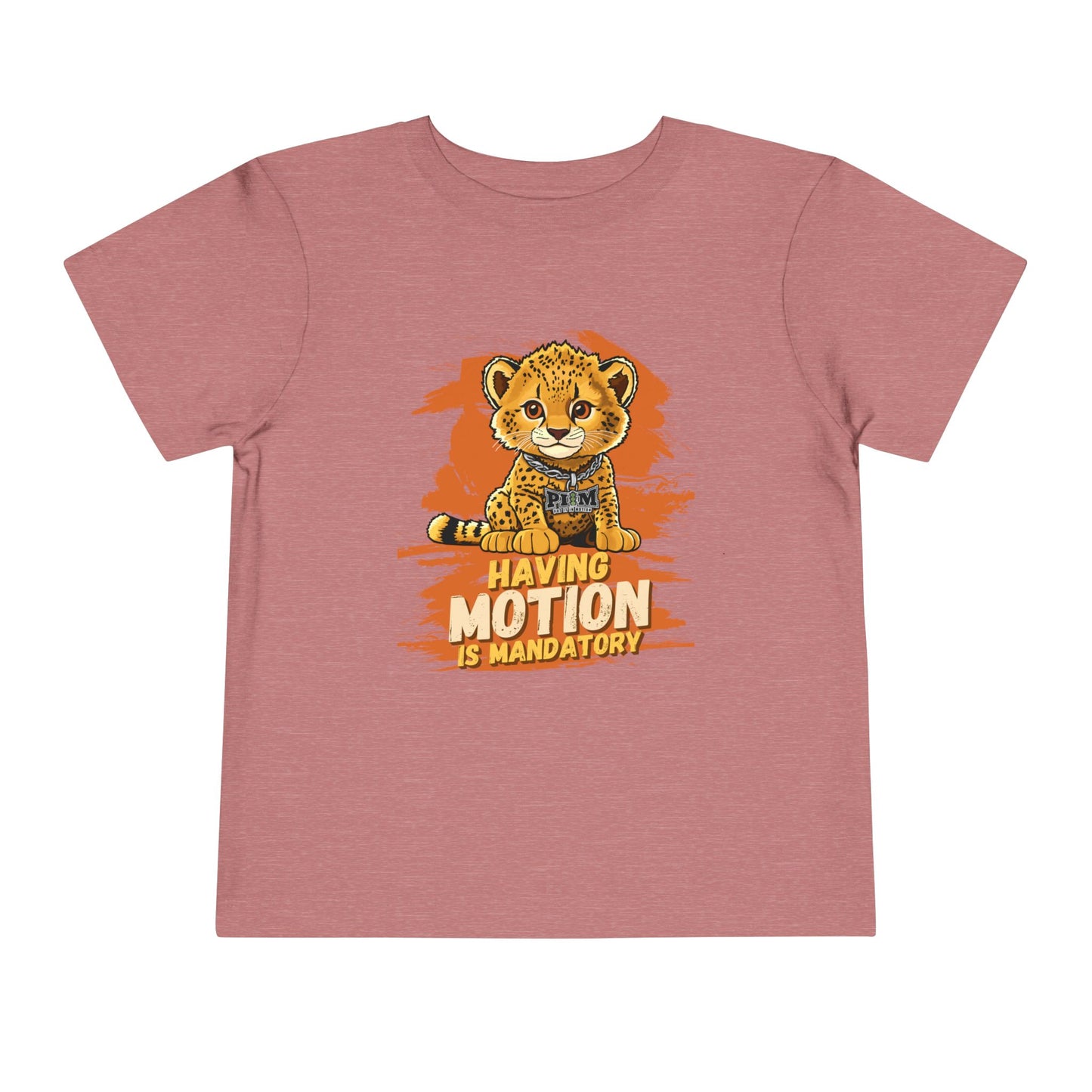 Baby Cheetah Toddler Short Sleeve Tee