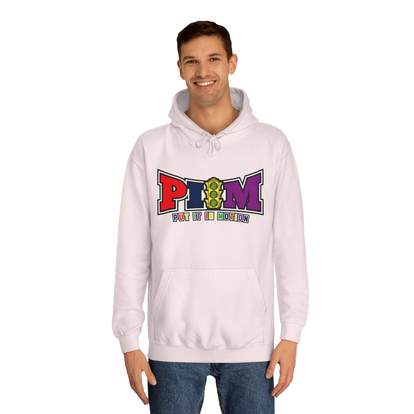 Put It In Motion Hoodie (rainbow logo)