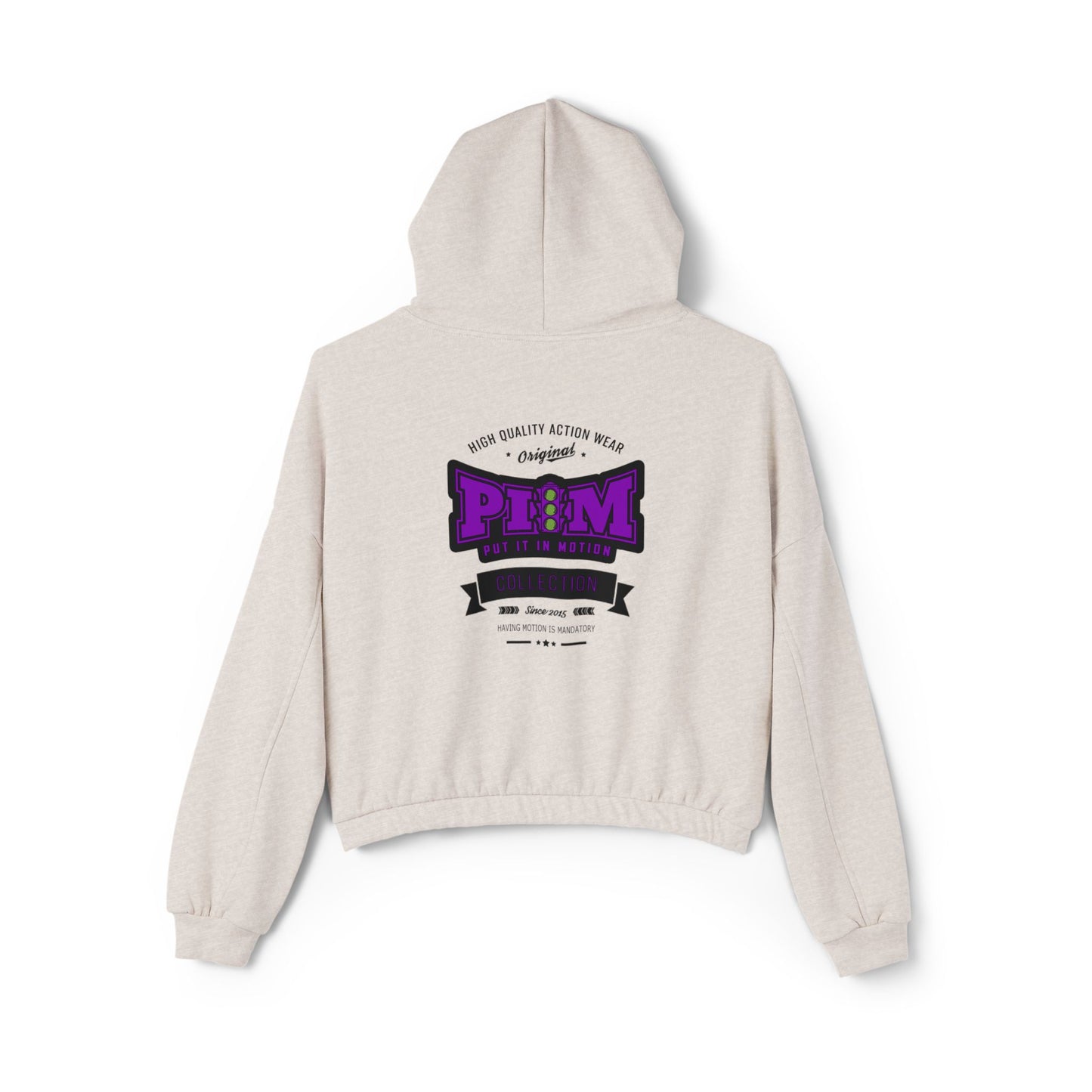 PIIM Women's Cinched Bottom Hoodie