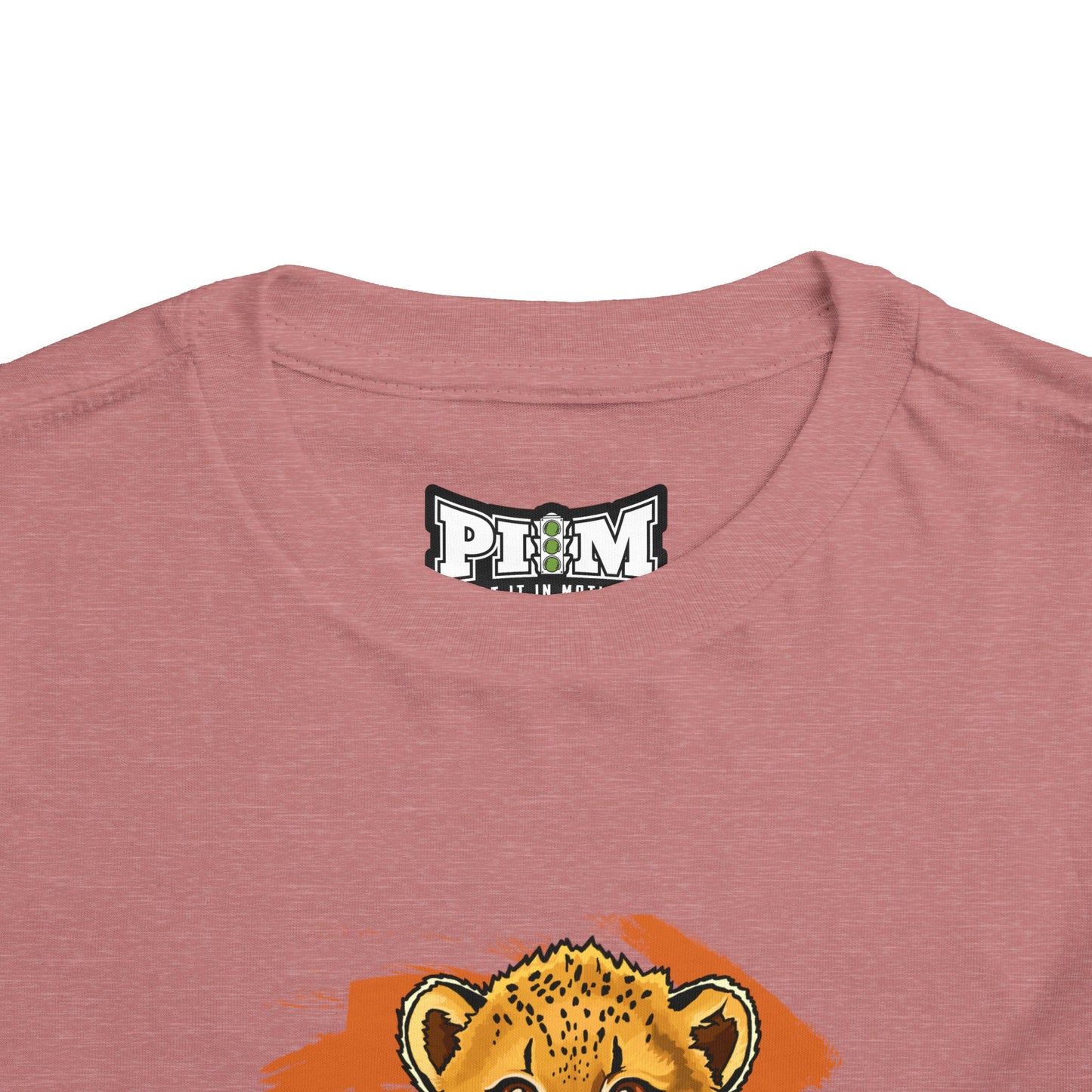 Baby Cheetah Toddler Short Sleeve Tee