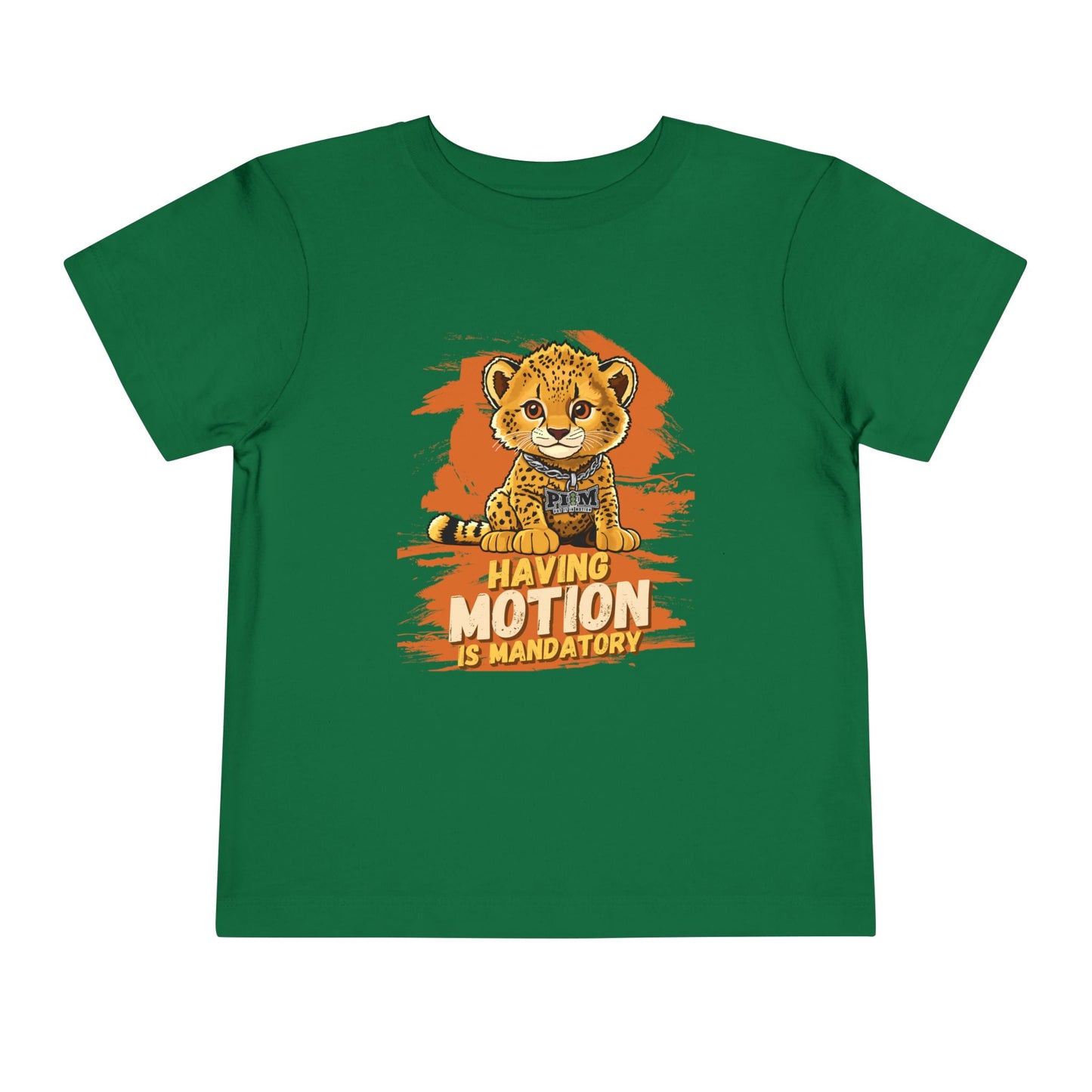 Baby Cheetah Toddler Short Sleeve Tee