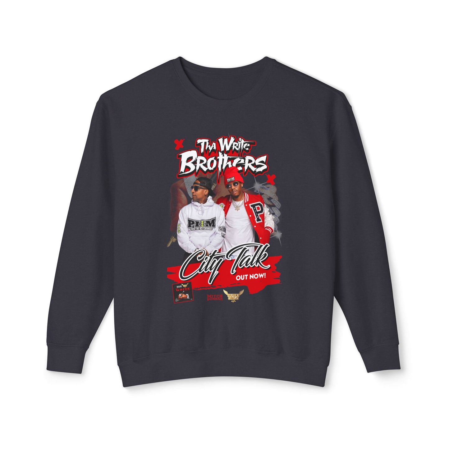 Tha Write Brothers Unisex Lightweight Crewneck Sweatshirt