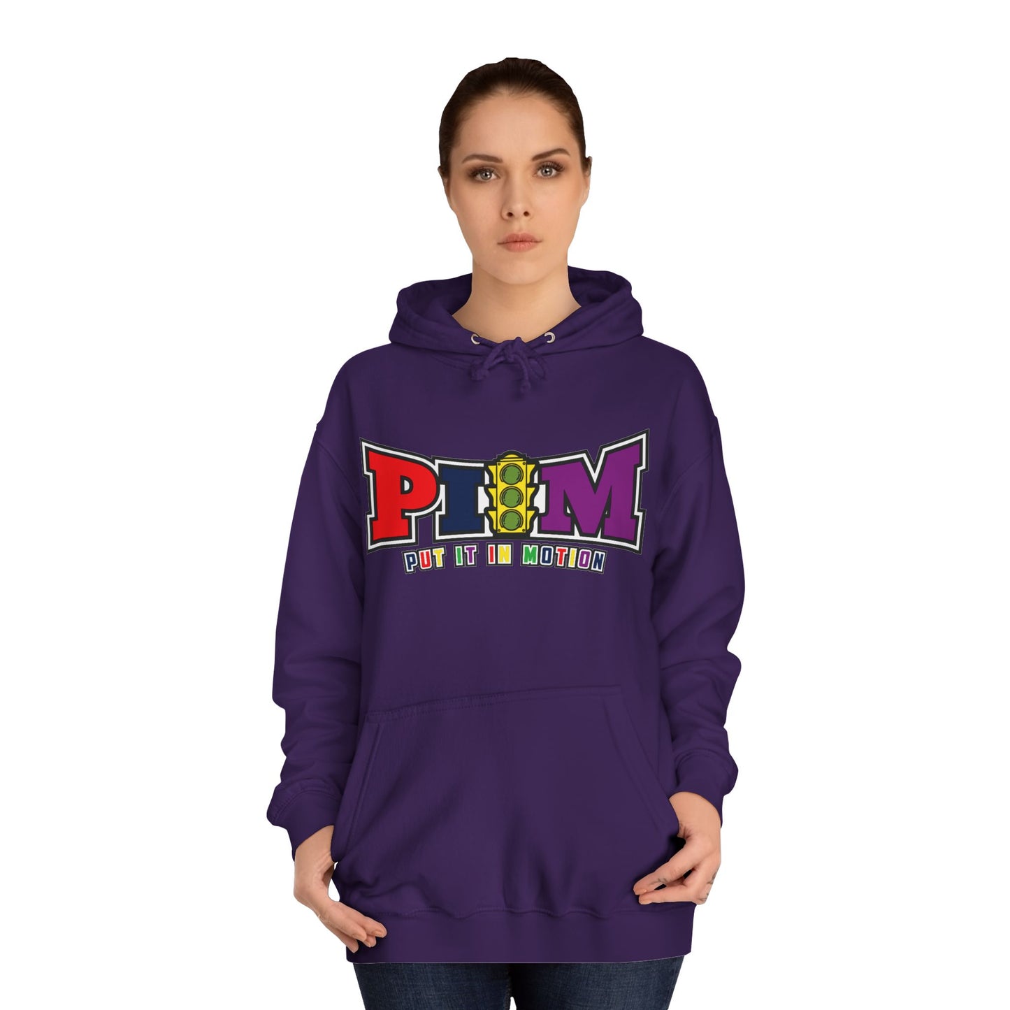 Put It In Motion Hoodie (rainbow logo)