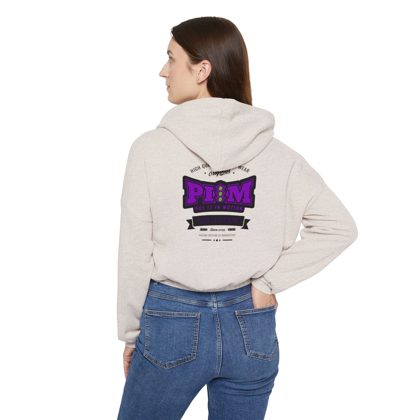 PIIM Women's Cinched Bottom Hoodie