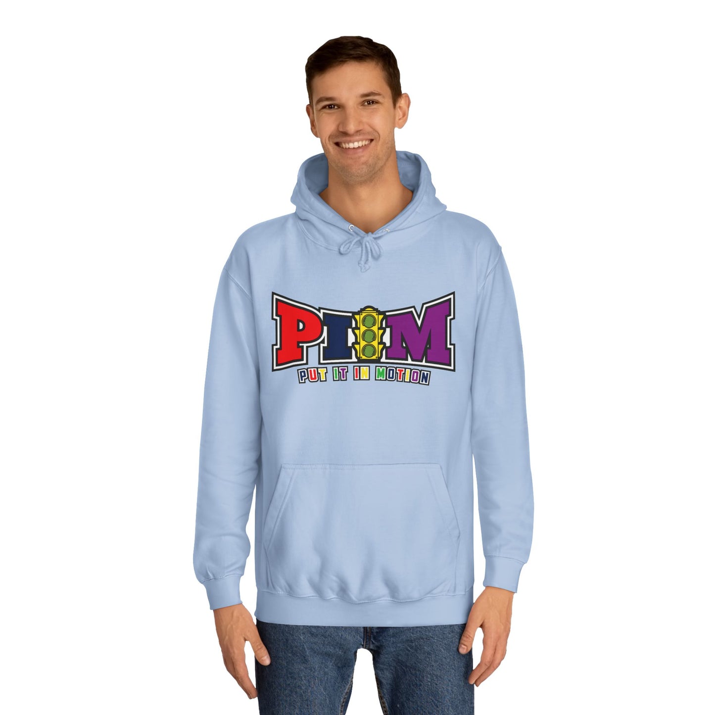 Put It In Motion Hoodie (rainbow logo)