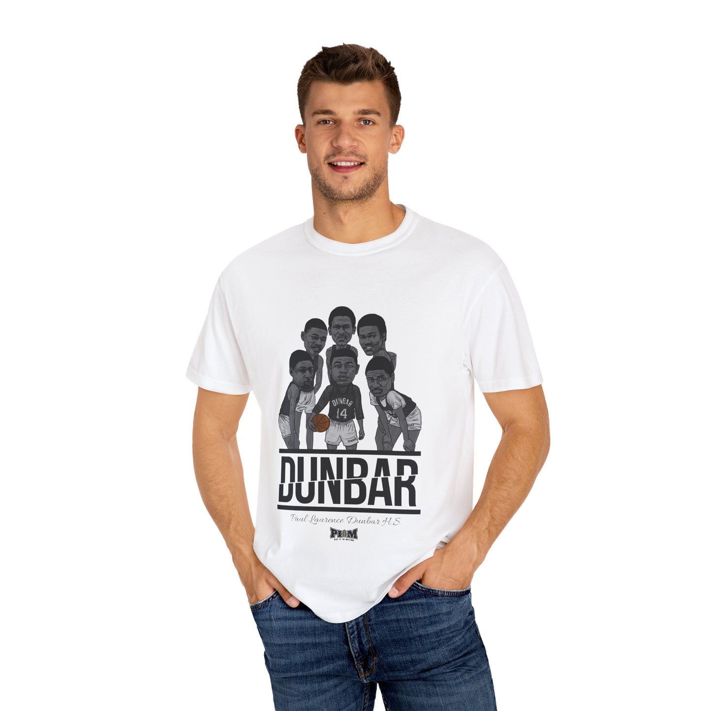 Dunbar BBall Team Unisex Garment-Dyed T-shirt