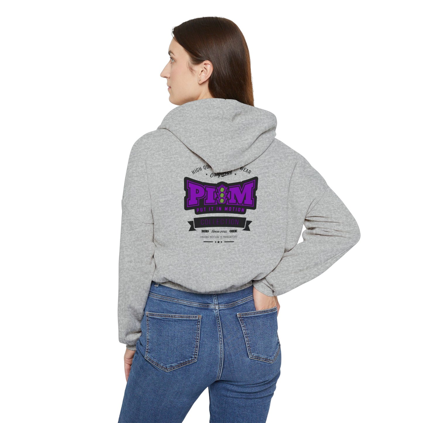 PIIM Women's Cinched Bottom Hoodie