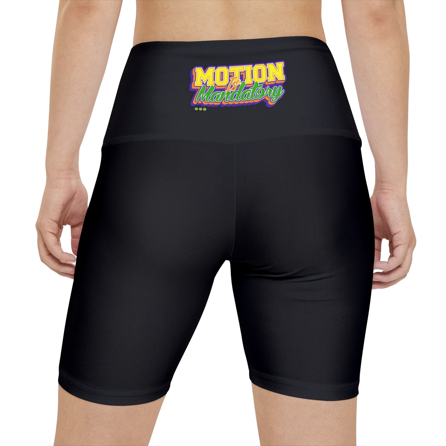 Motion Is Mandatory Women's Workout Shorts (AOP)
