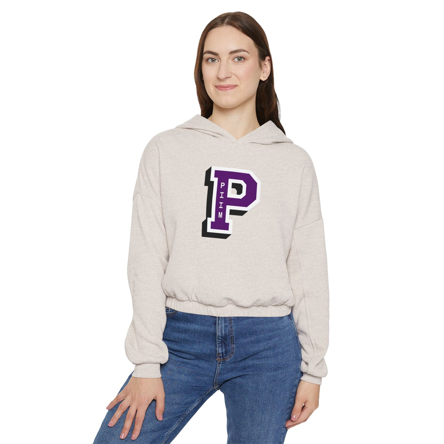 PIIM Women's Cinched Bottom Hoodie