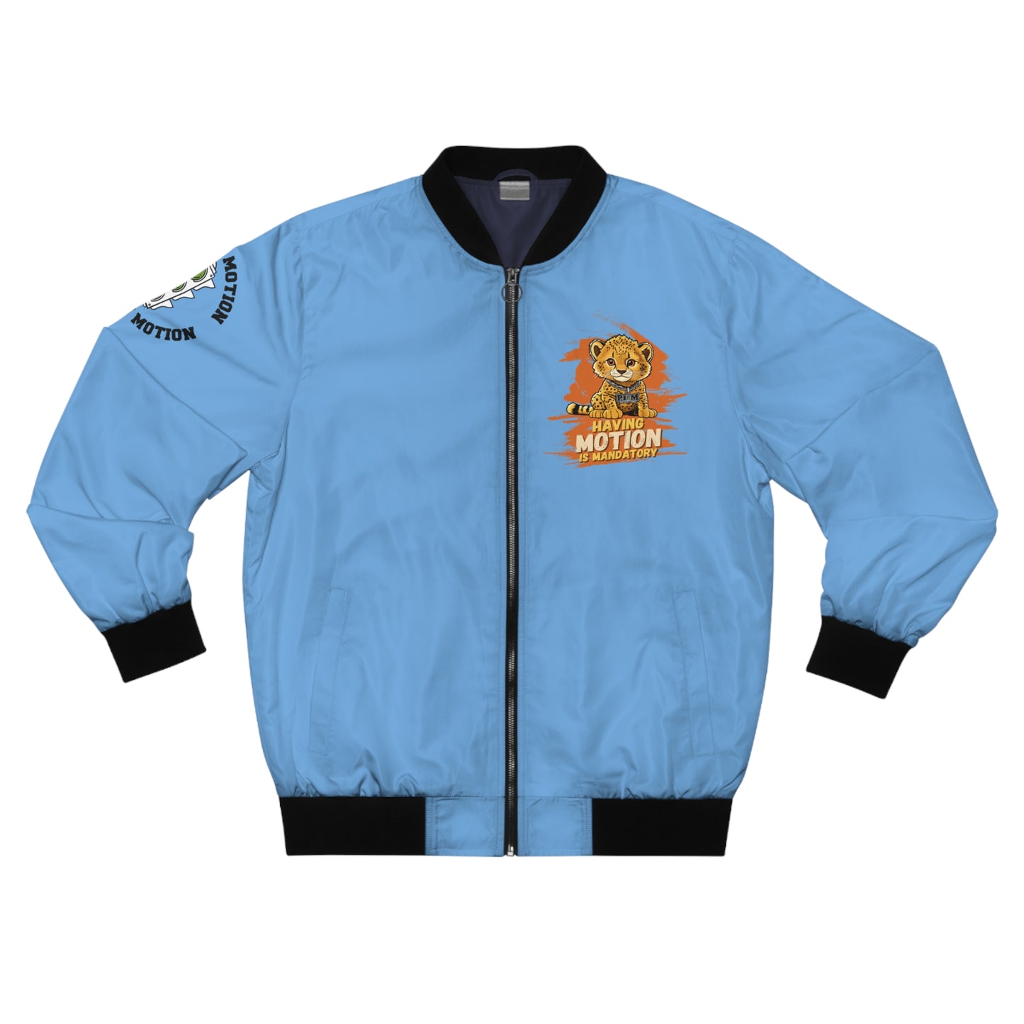 Baby Cheetah Men's Bomber Jacket (AOP)
