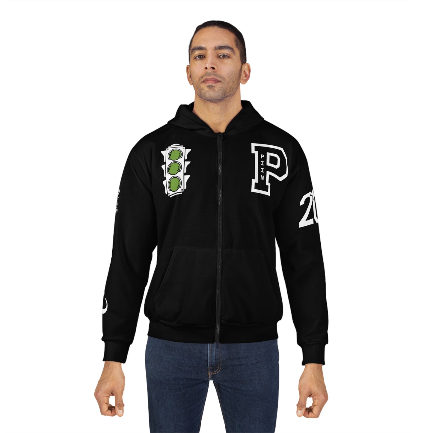 PIIM Unisex Zip Hoodie (AOP)