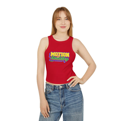 Motion Is Mandatory Women's Micro Rib Racer Tank Top