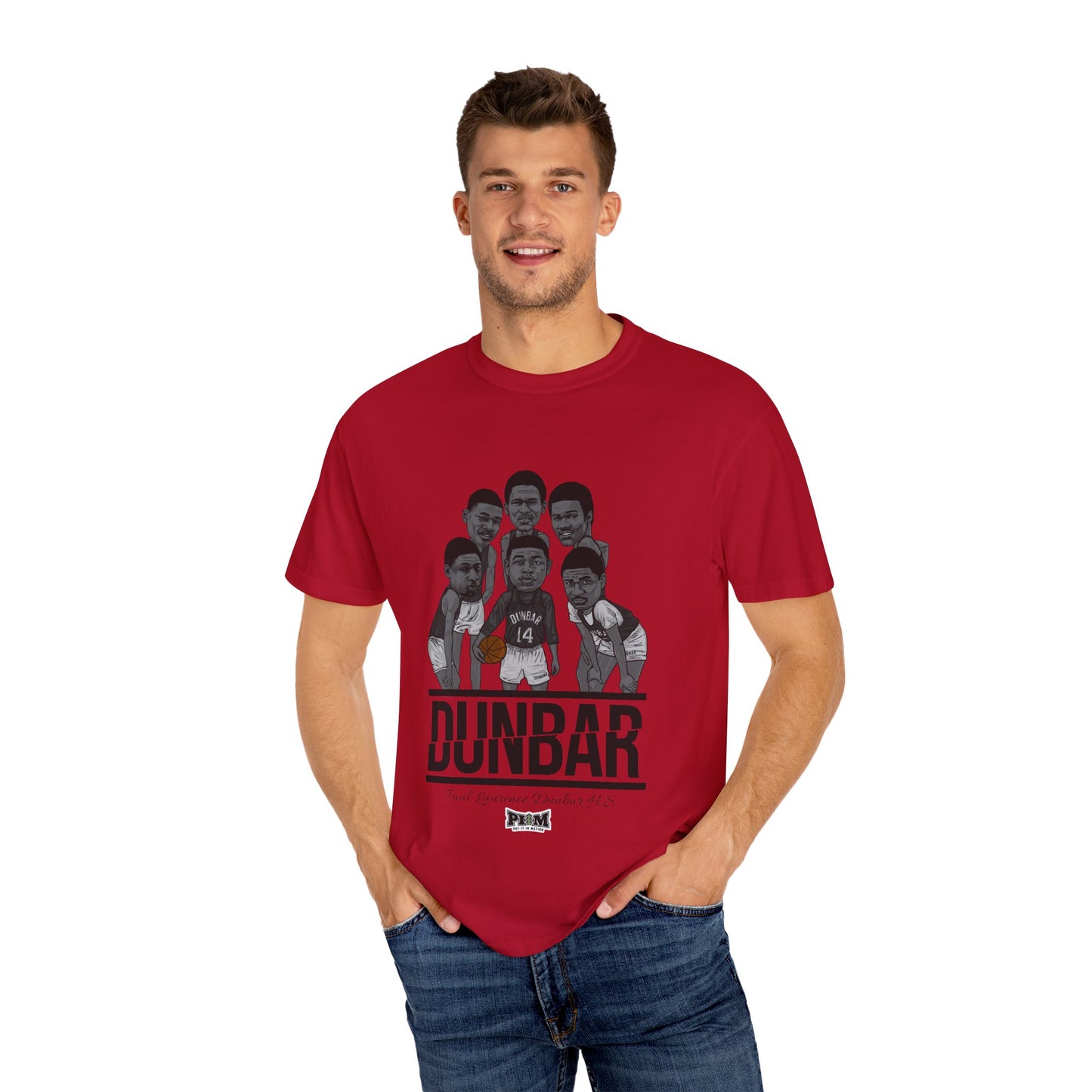 Dunbar BBall Team Unisex Garment-Dyed T-shirt