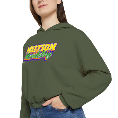 Motion Is Mandatory Women's Cinched Bottom Hoodie