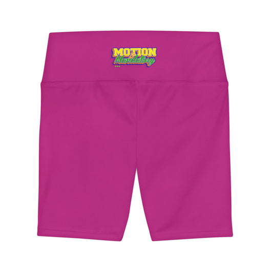 Motion Is Mandatory Women's Workout Shorts (AOP)