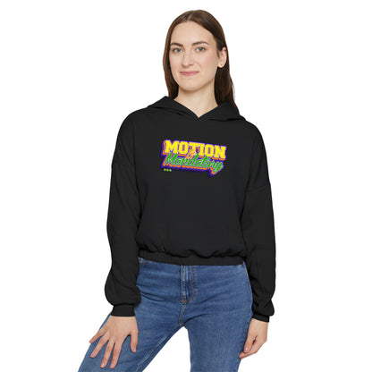 Motion Is Mandatory Women's Cinched Bottom Hoodie