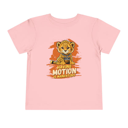 Baby Cheetah Toddler Short Sleeve Tee